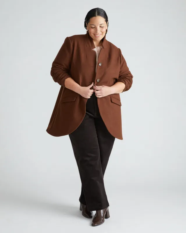 Beas Coat - Grizzly sold by Universal Standard