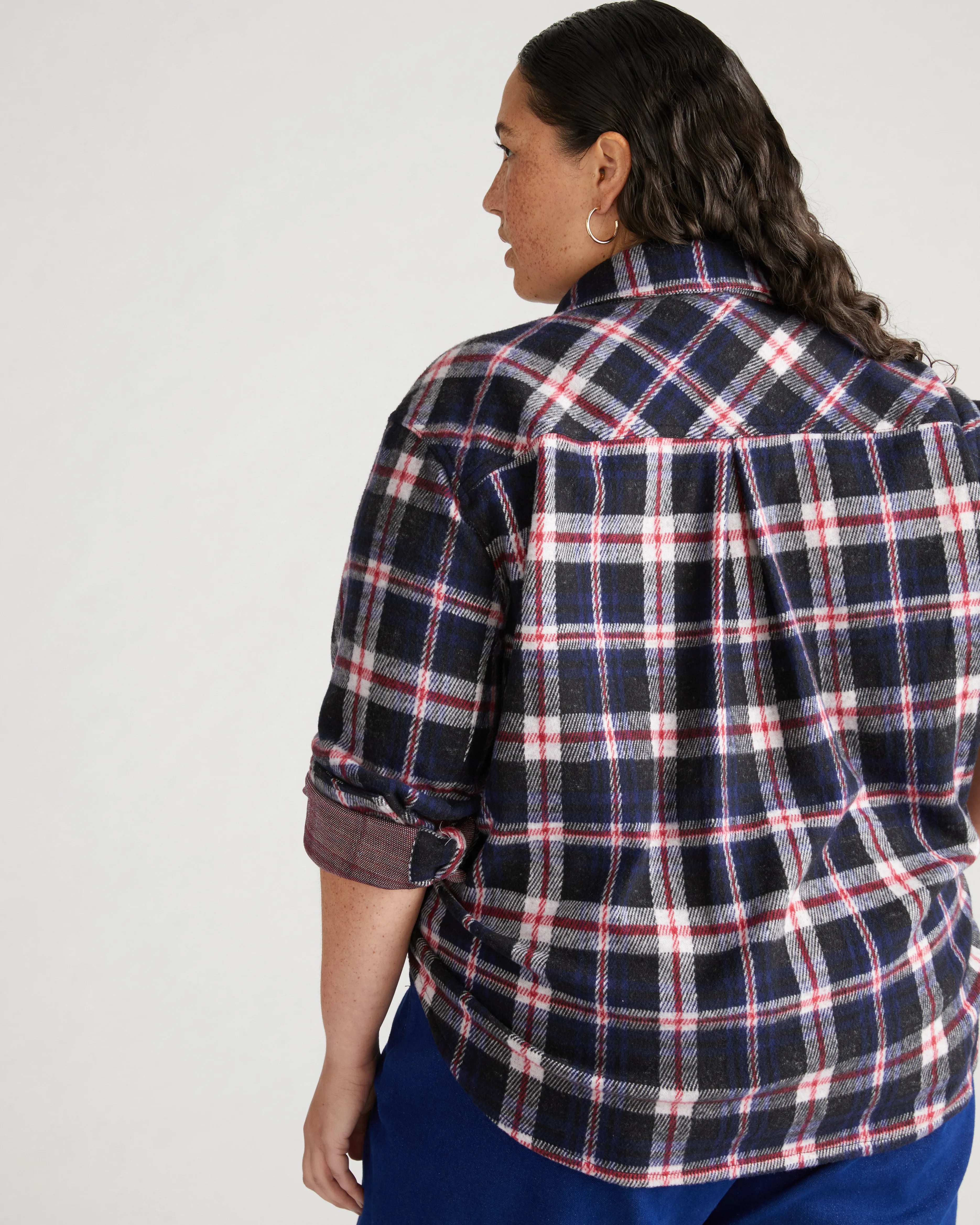 Maine Stretch Flannel Shirt - Heritage Plaid sold by Universal Standard product image thumbnail 3