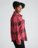 Maine Stretch Flannel Shirt - Cranberry Plaid sold by Universal Standard
