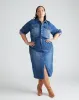 Dakota Denim Dress - Princeton Blue sold by Universal Standard