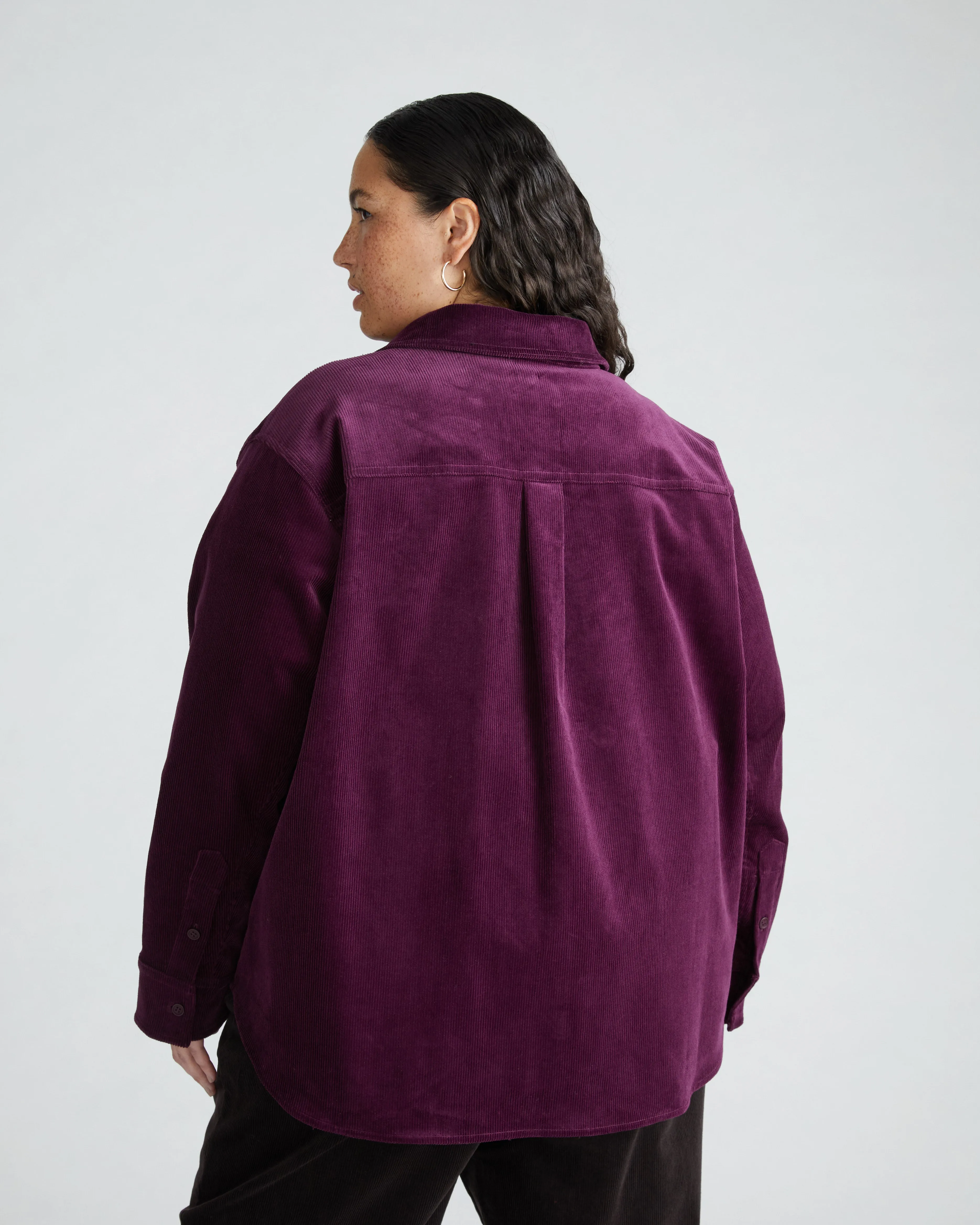 Corduroy Greenwich Jacket - Gamay sold by Universal Standard product image thumbnail 3