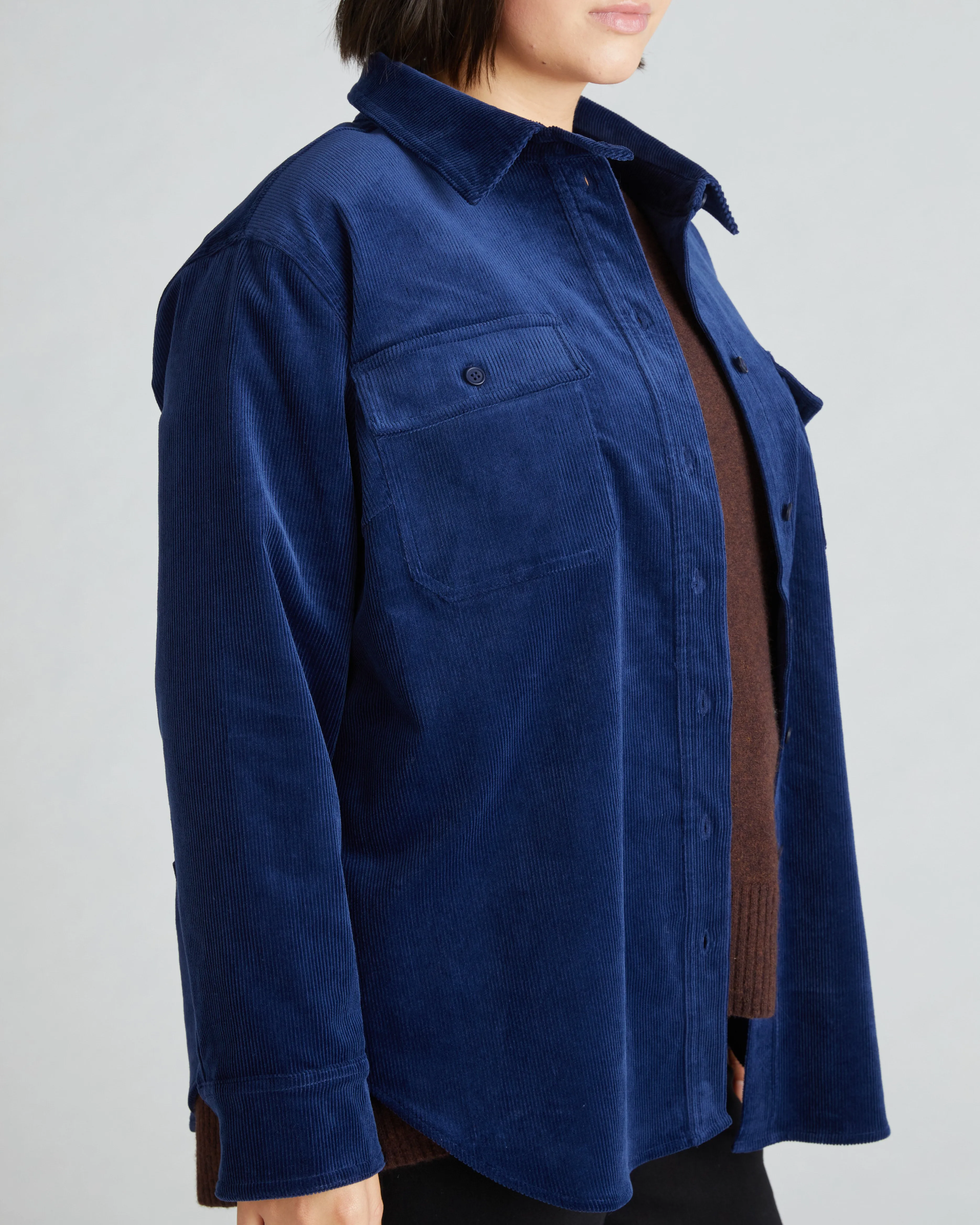 Corduroy Greenwich Jacket - Cenote sold by Universal Standard product image thumbnail 3