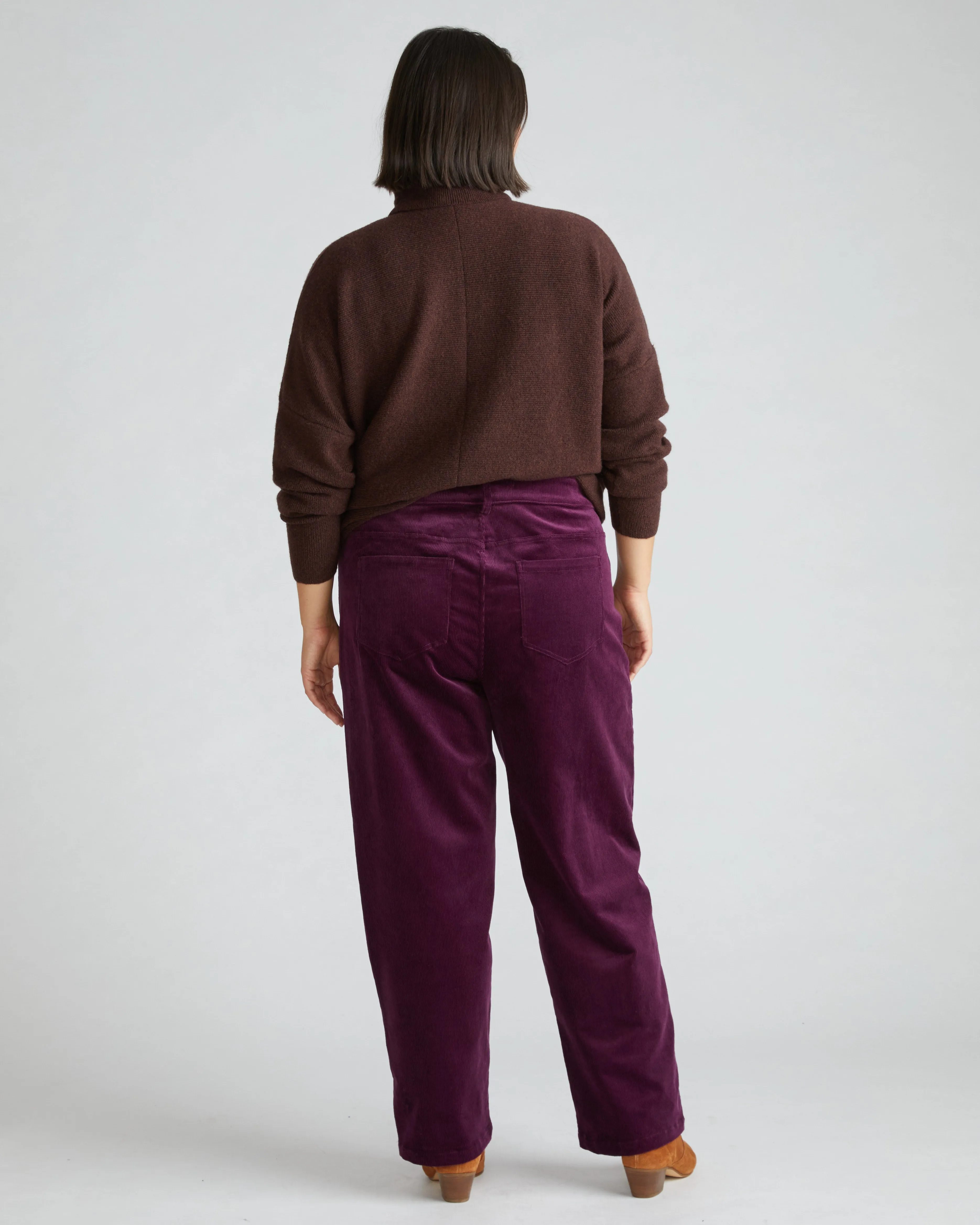 Cassidy High Rise Straight Corduroy Pants - Gamay sold by Universal Standard product image thumbnail 3