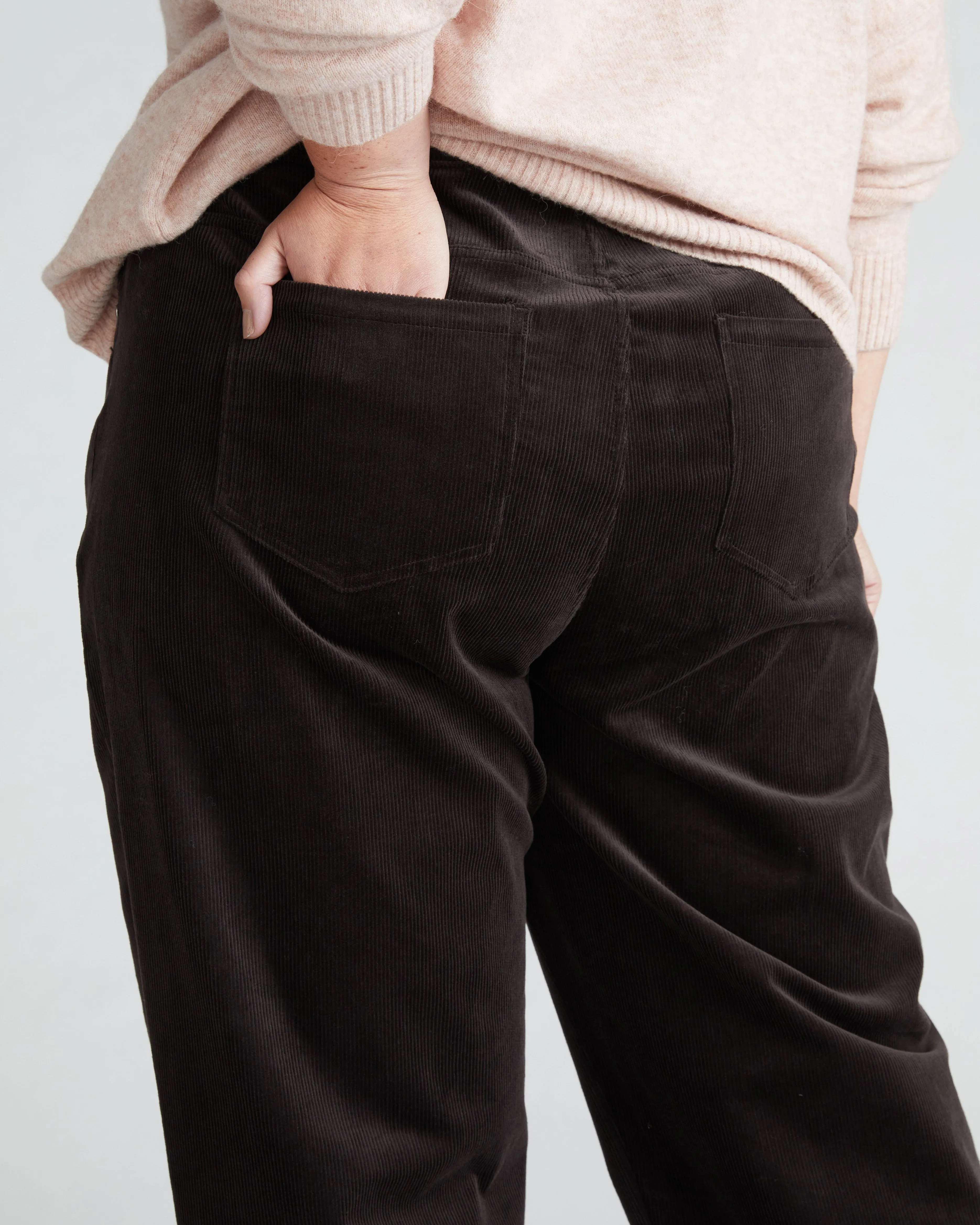 Cassidy High Rise Straight Corduroy Pants - Espresso sold by Universal Standard product image thumbnail 2