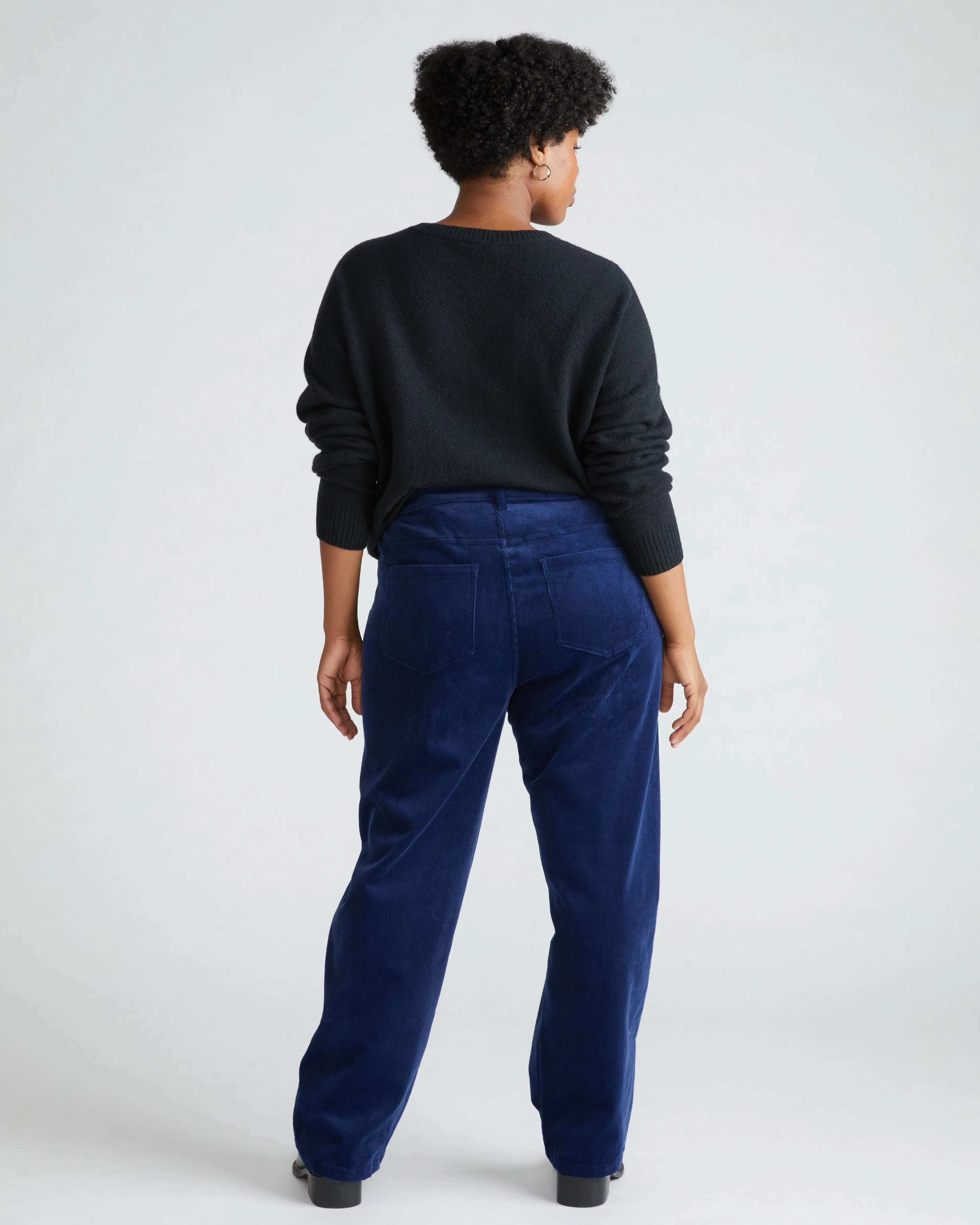 Cassidy High Rise Straight Corduroy Pants - Cenote sold by Universal Standard product image thumbnail 2