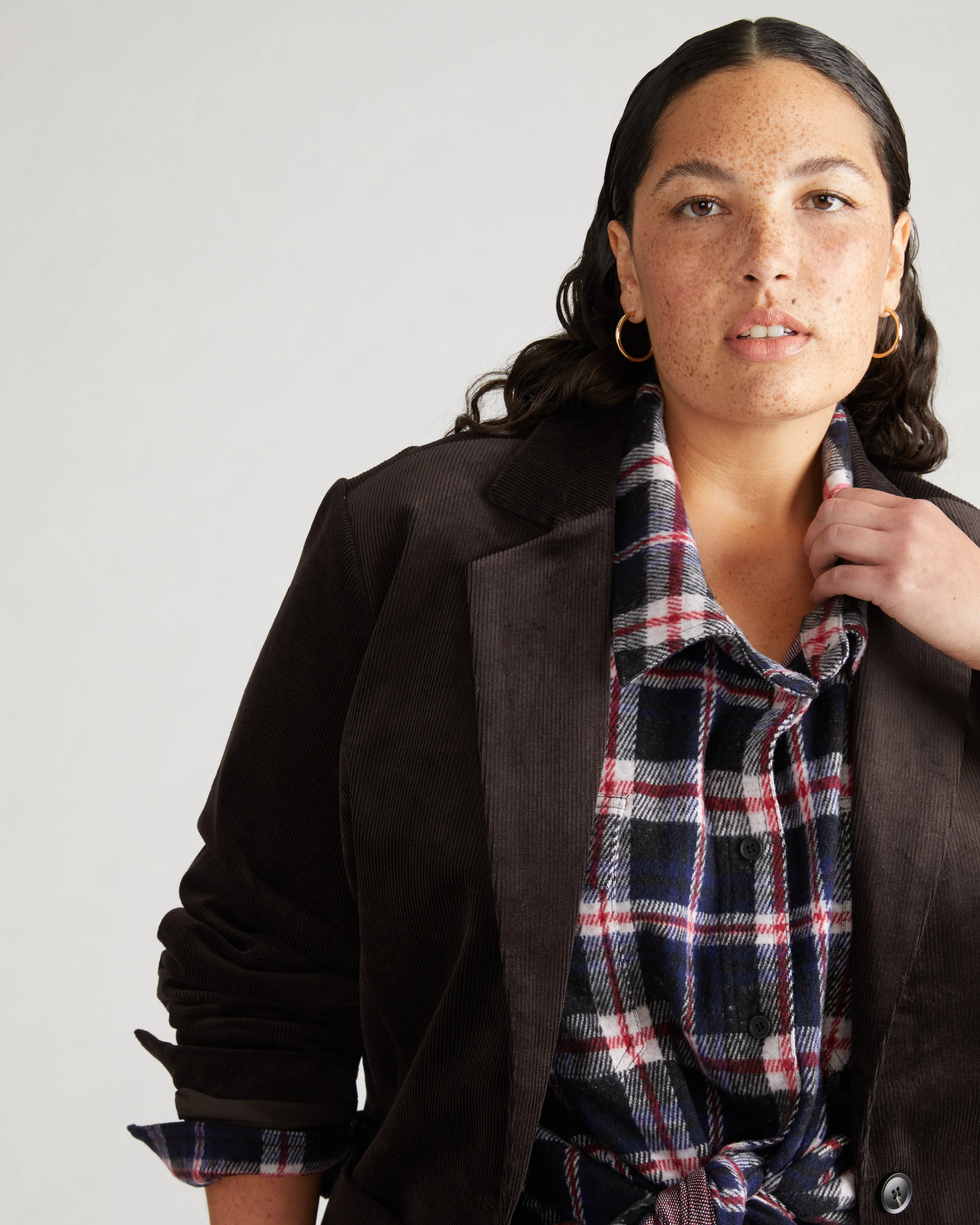 Davis Corduroy Blazer - Espresso sold by Universal Standard product image thumbnail 3