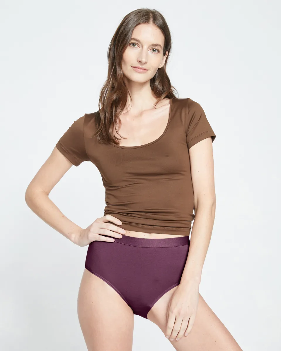 UltimateS High Rise Brief - Acai sold by Universal Standard