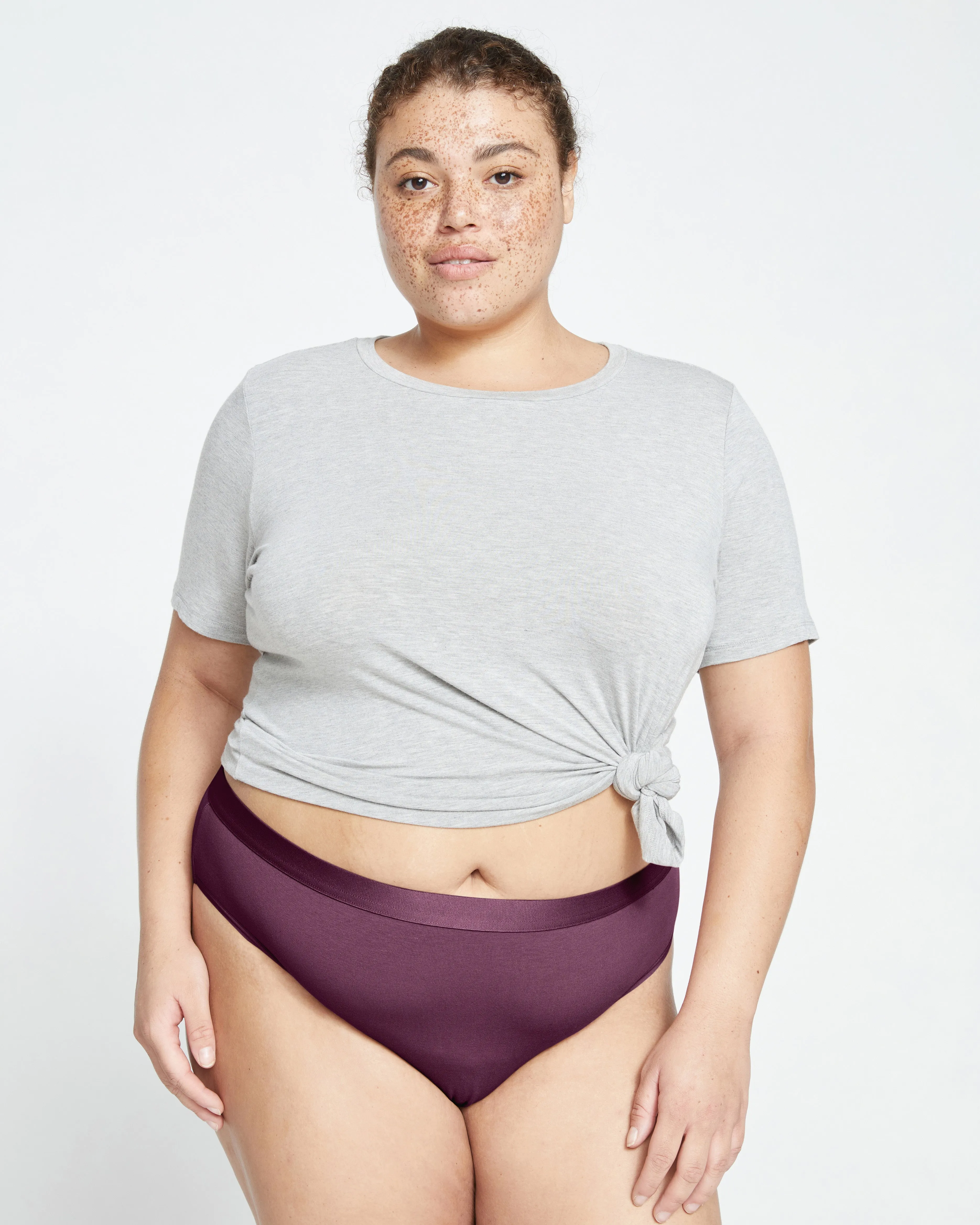 UltimateS Mid Rise Bikini - Acai sold by Universal Standard