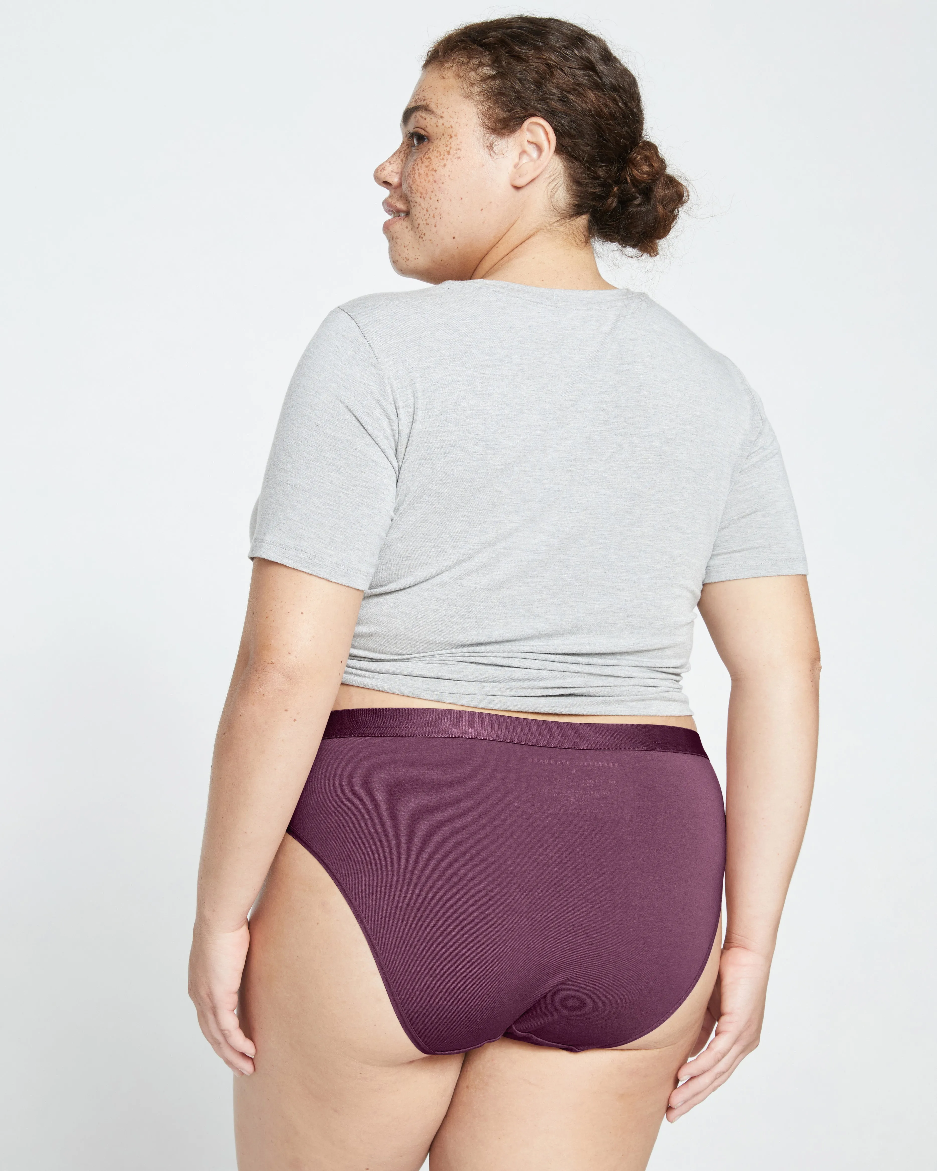 UltimateS Mid Rise Bikini - Acai sold by Universal Standard product image thumbnail 2