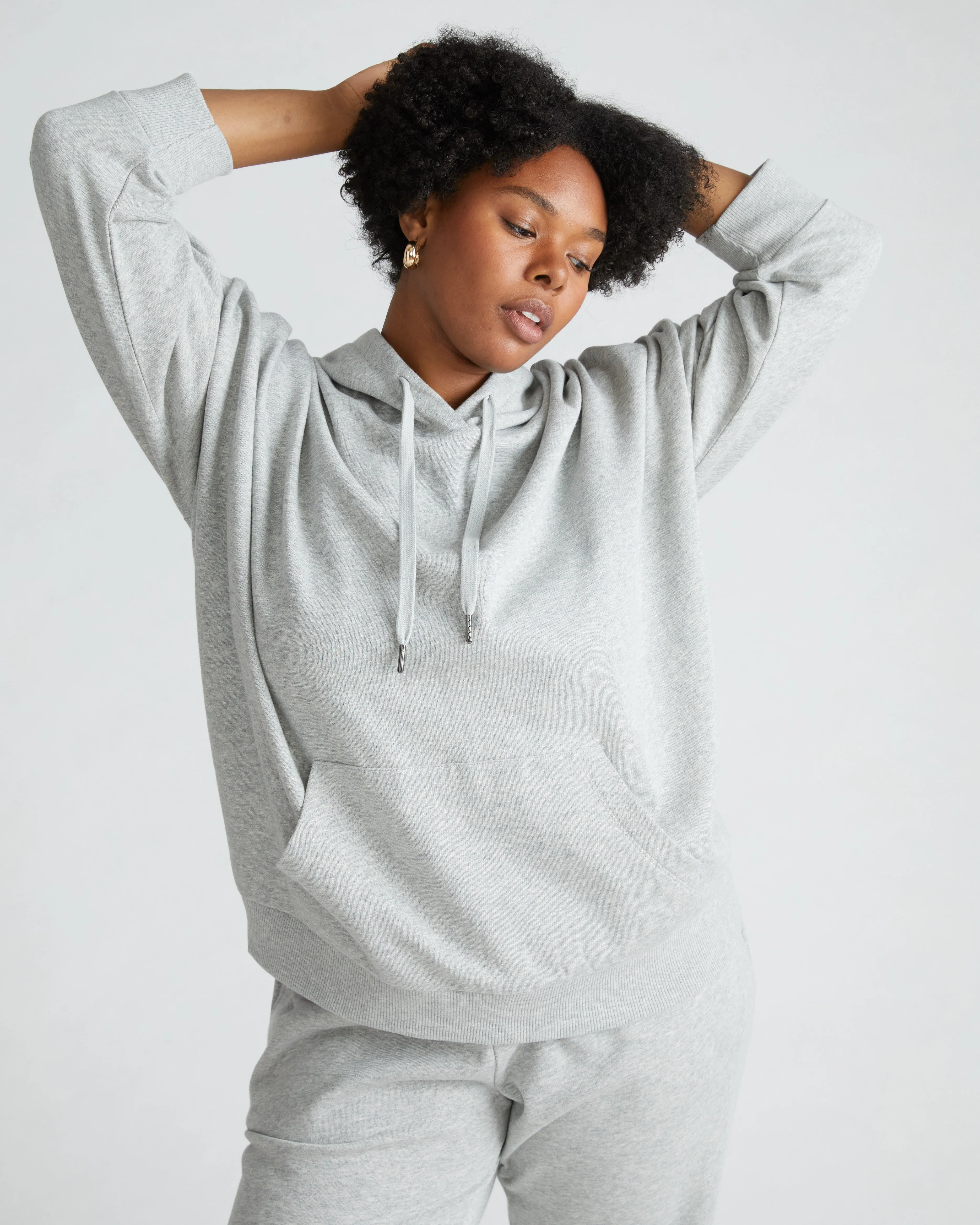 Daydream Hoodie - Heather Grey sold by Universal Standard product image thumbnail 2