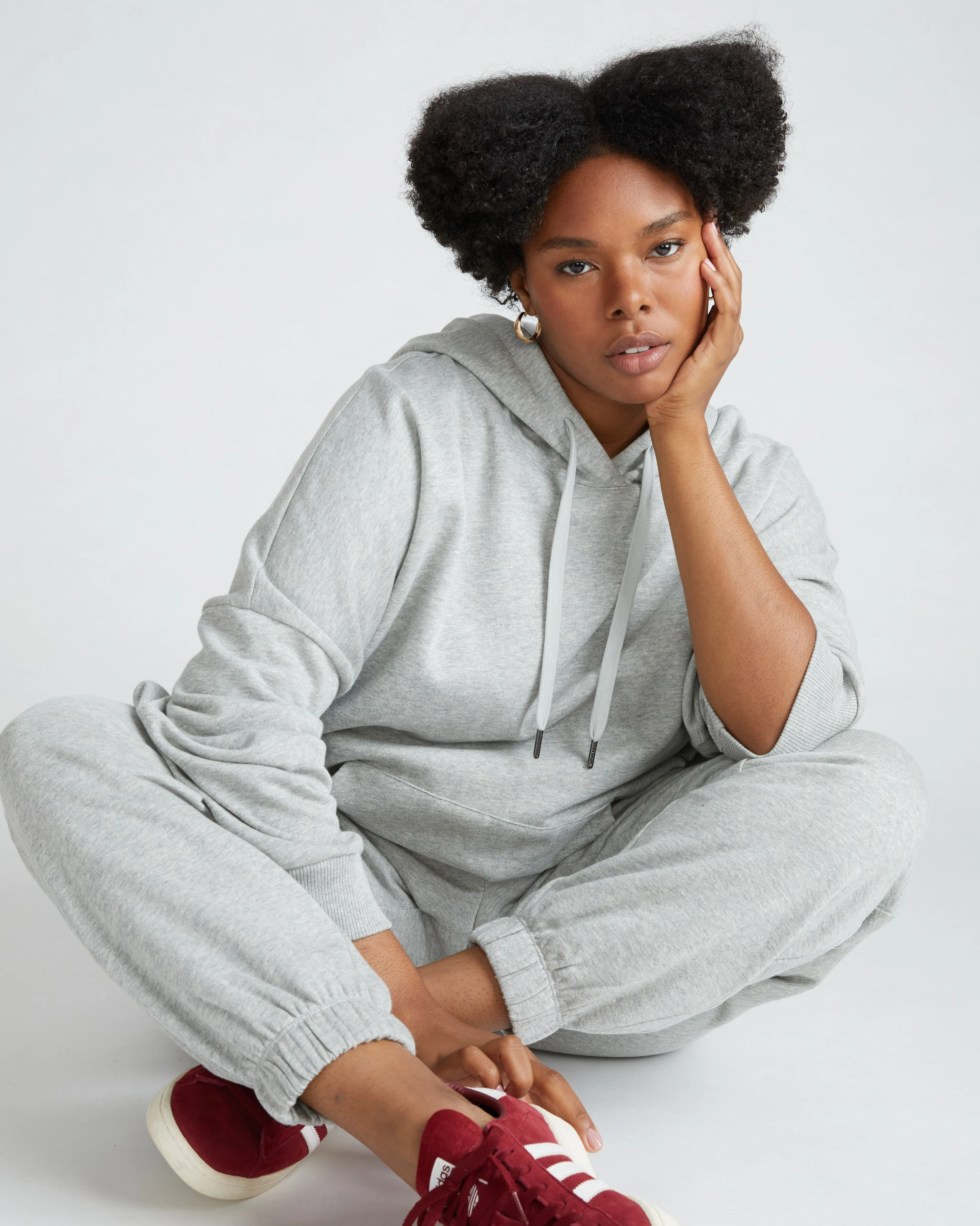 Daydream Hoodie - Heather Grey sold by Universal Standard product image thumbnail 3