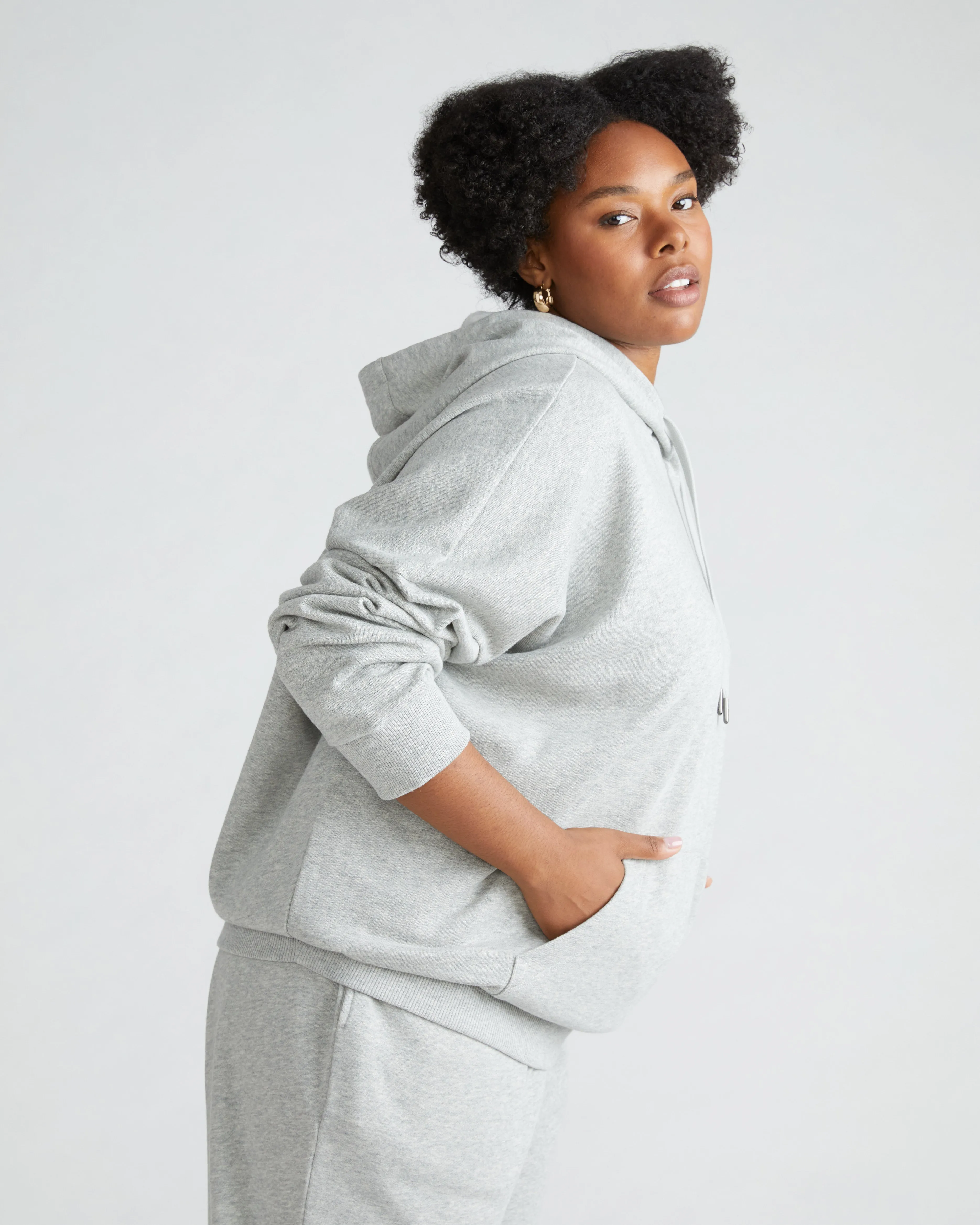 Daydream Hoodie - Heather Grey sold by Universal Standard product image thumbnail 4