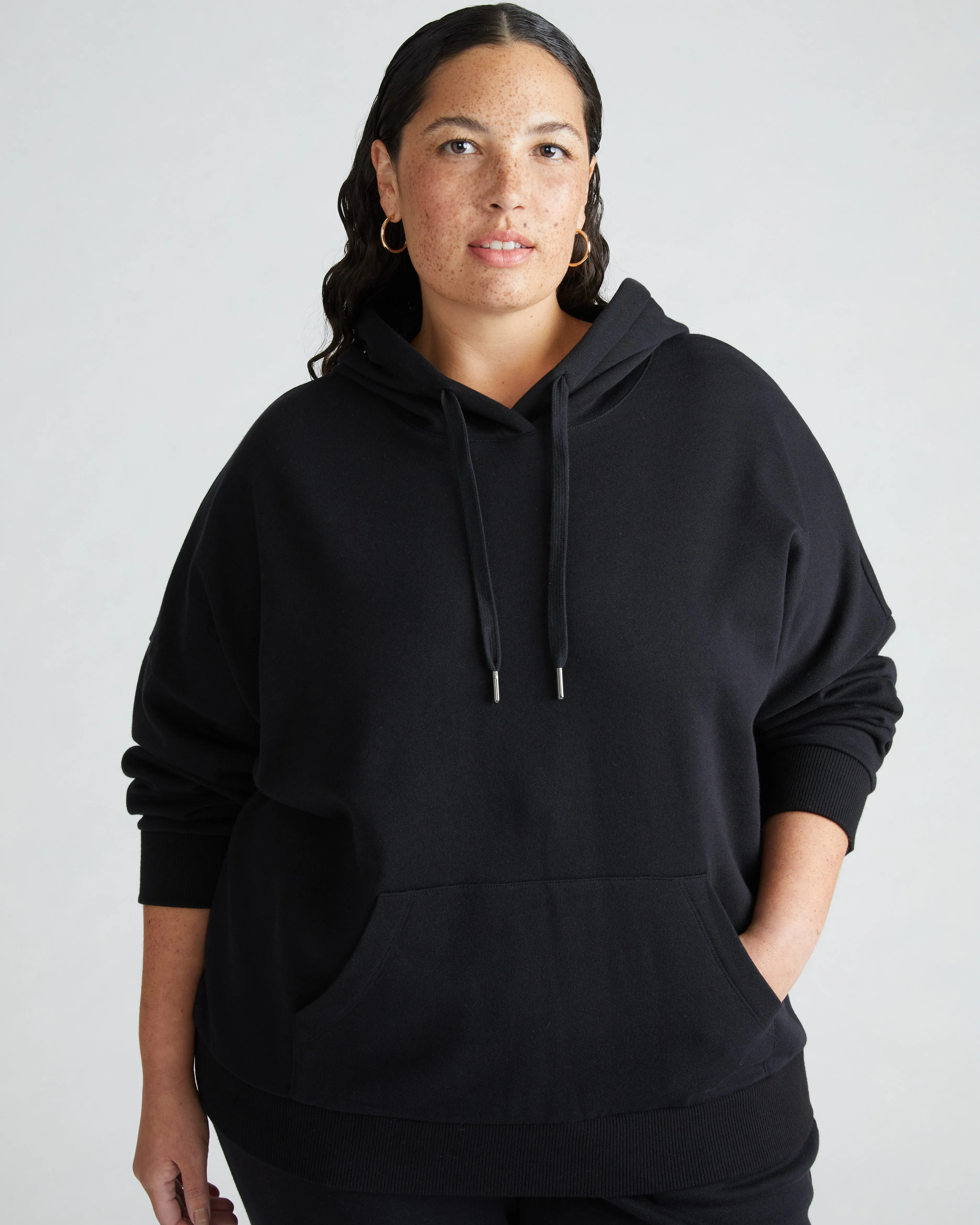 Daydream Hoodie - Black sold by Universal Standard