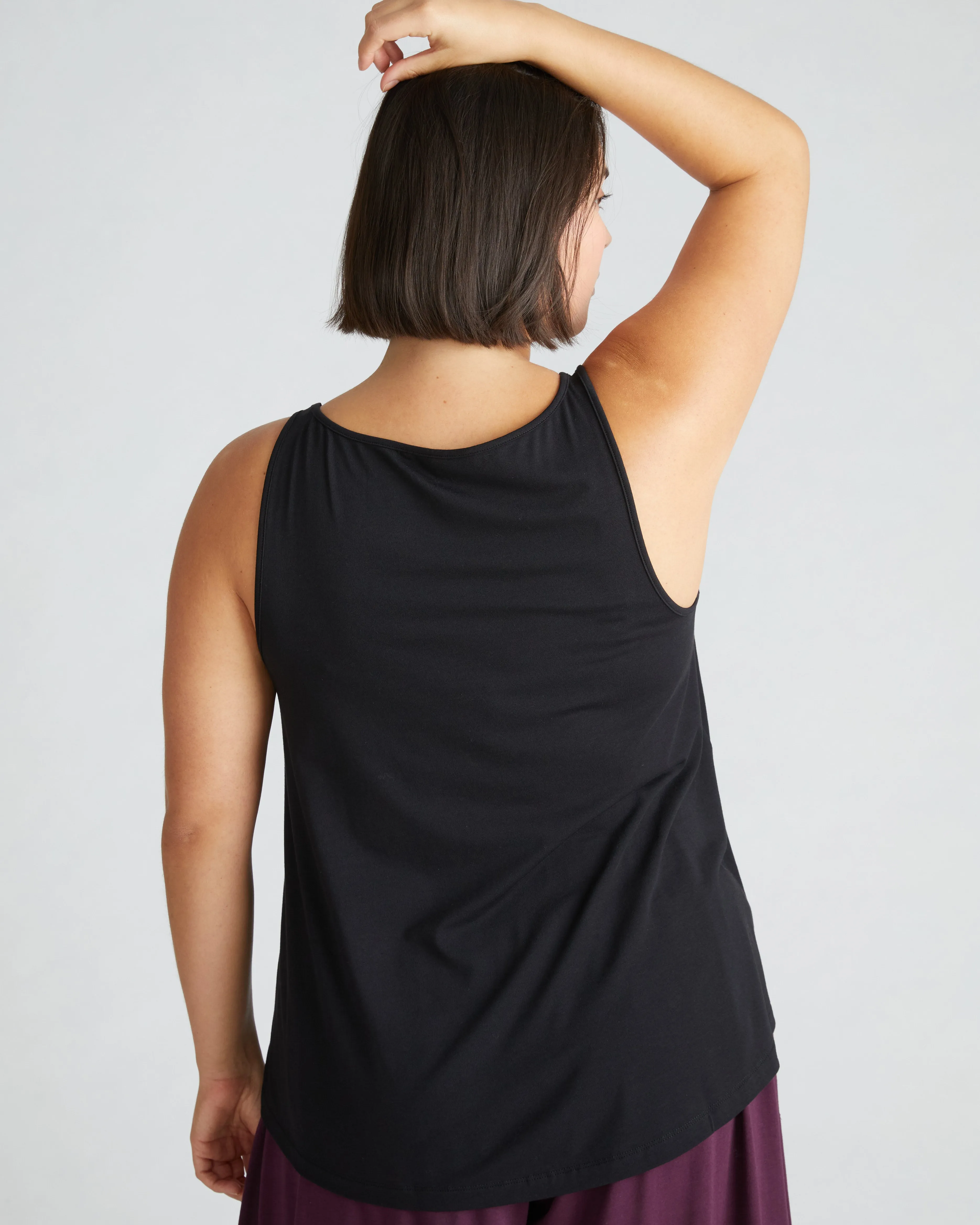 Trisha Lounge Tank - Black sold by Universal Standard product image thumbnail 2