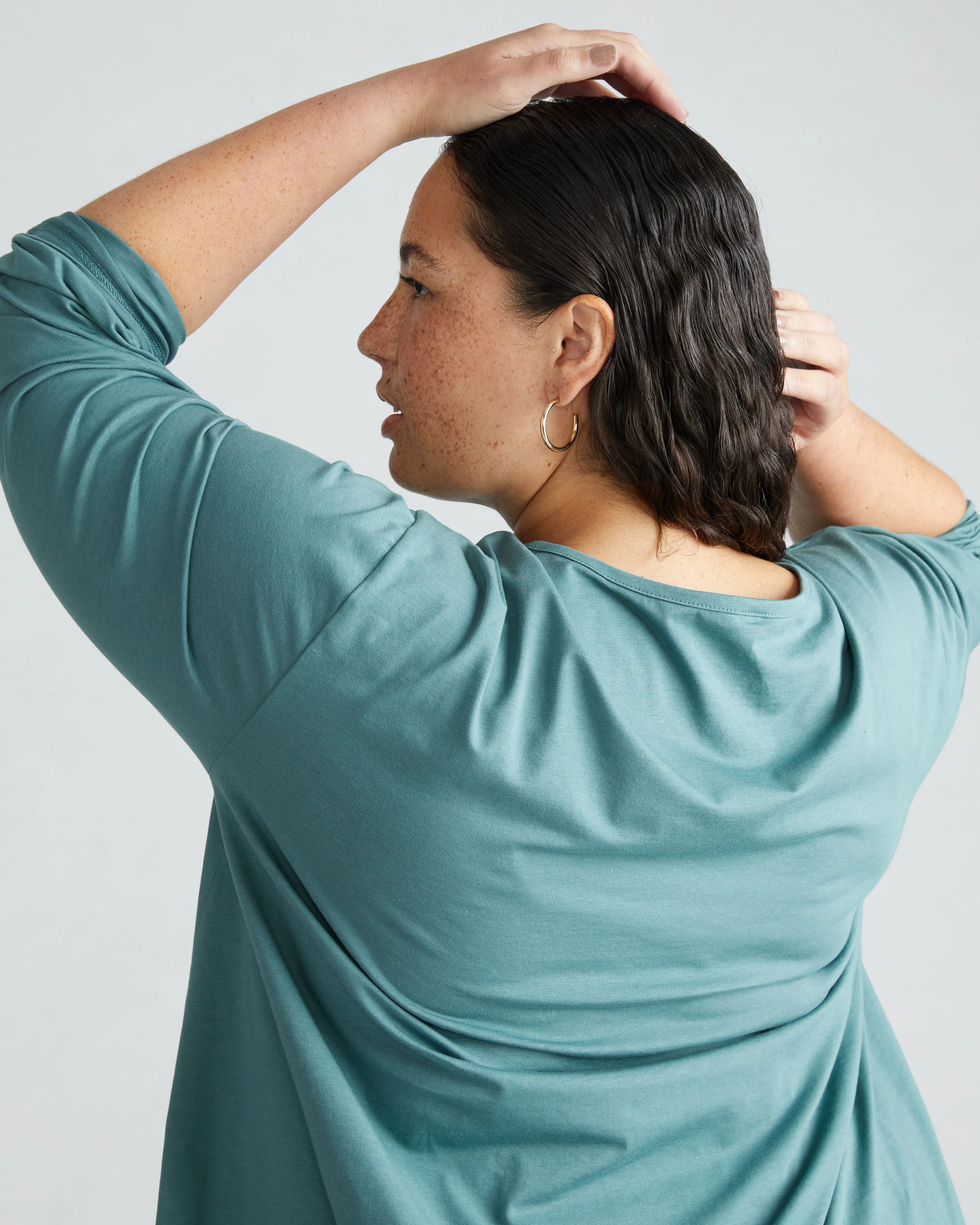 Pina Long Sleeve Lounge Tee - Libertas sold by Universal Standard product image thumbnail 3