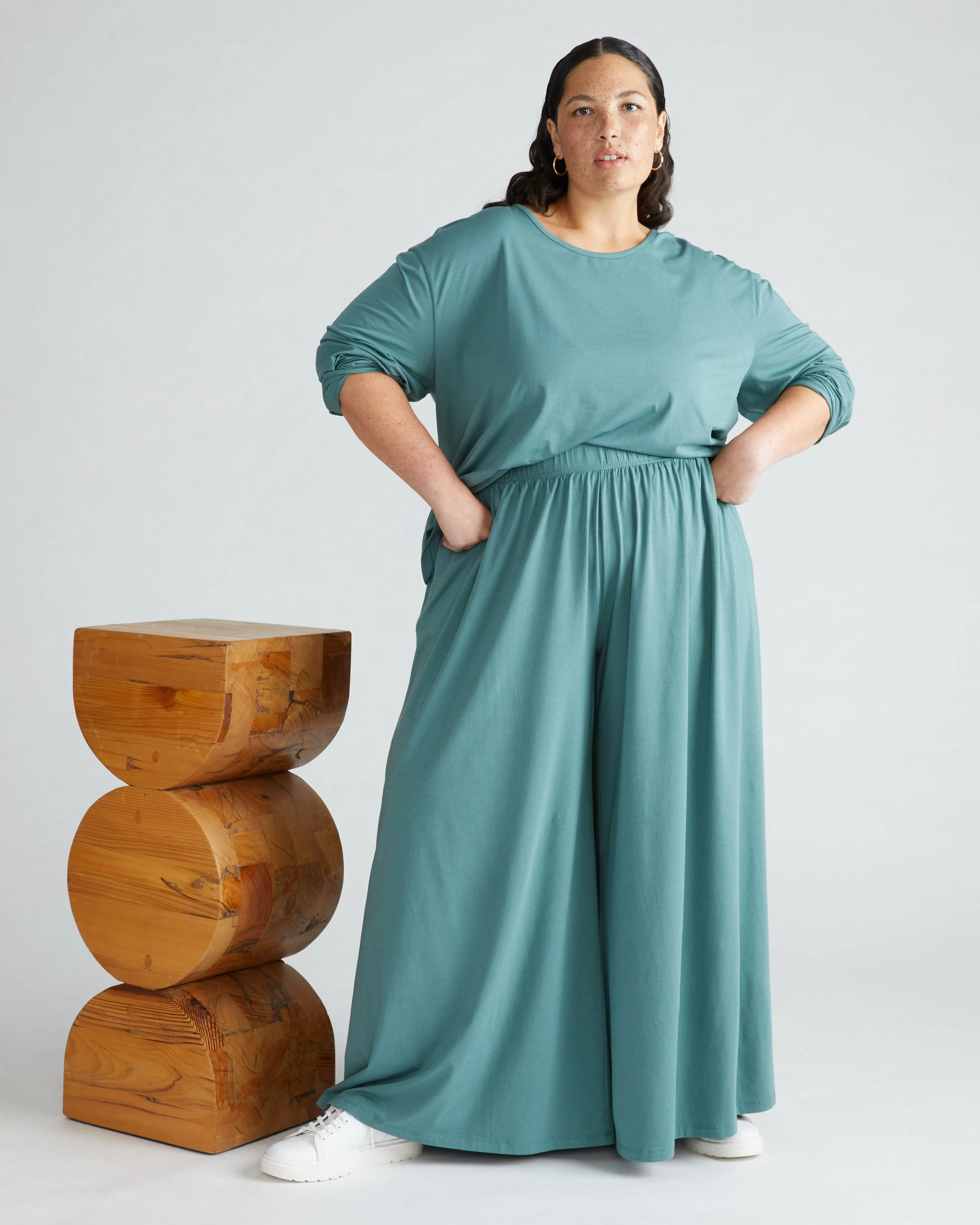 Pina Long Sleeve Lounge Tee - Libertas sold by Universal Standard product image thumbnail 2