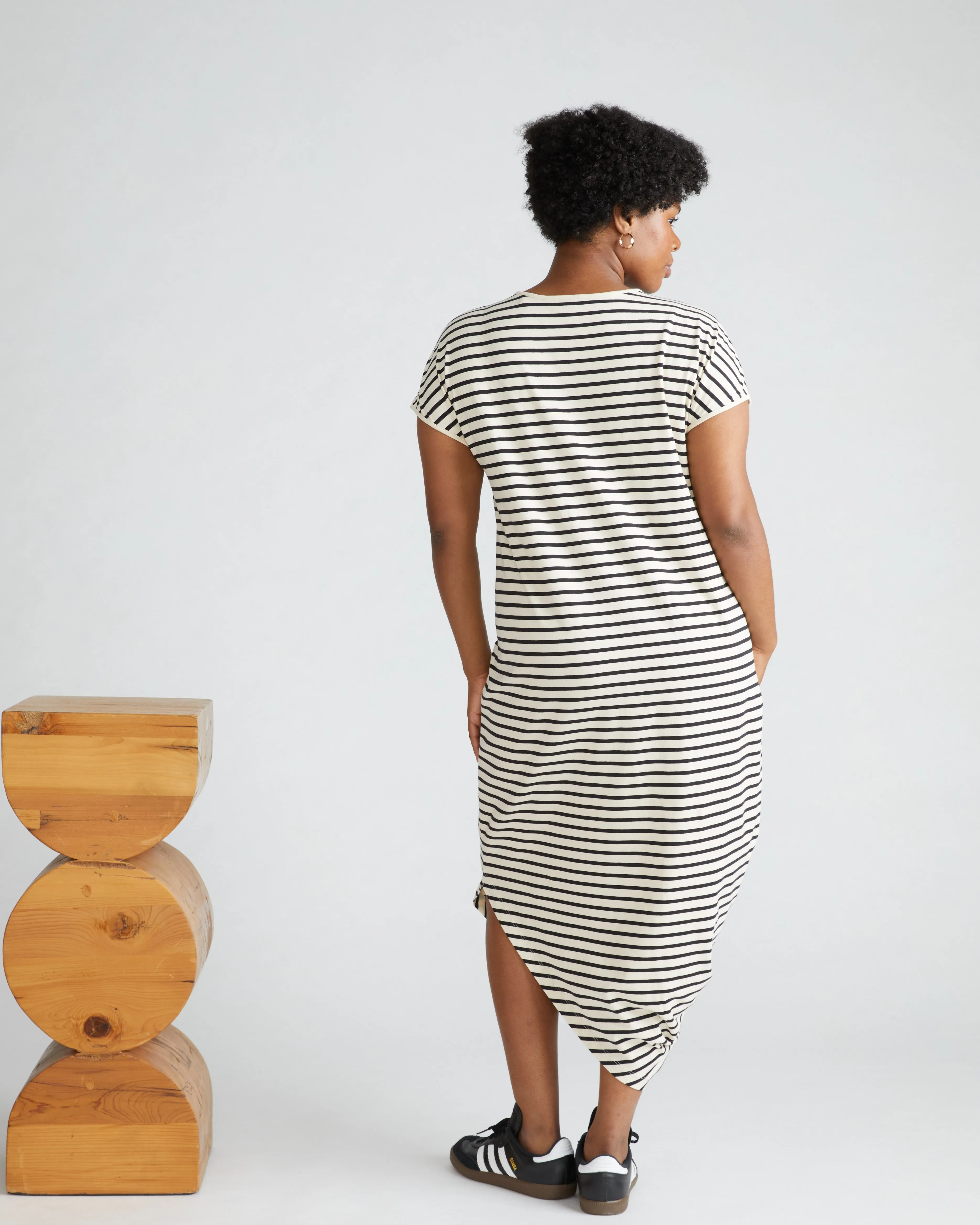 Iconic Geneva Dress - Copacabana/Black Stripe sold by Universal Standard product image thumbnail 2