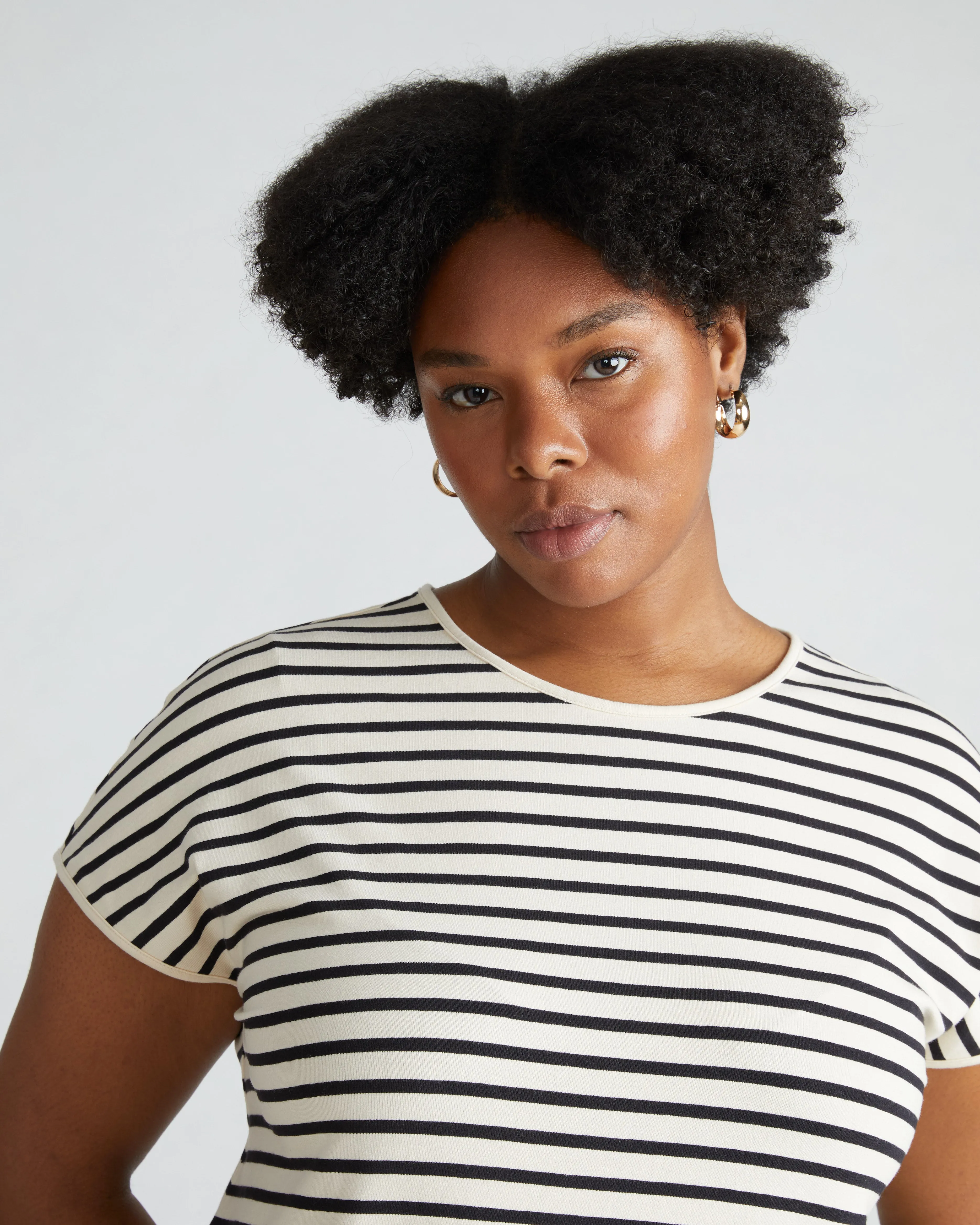 Iconic Geneva Dress - Copacabana/Black Stripe sold by Universal Standard product image thumbnail 3