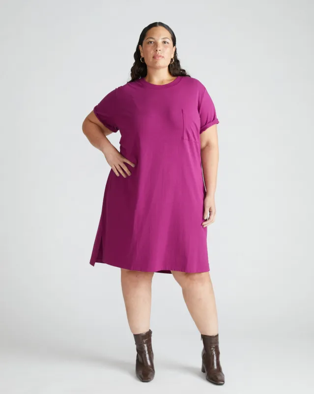 Garcon Tee Dress - Rothko Purple sold by Universal Standard