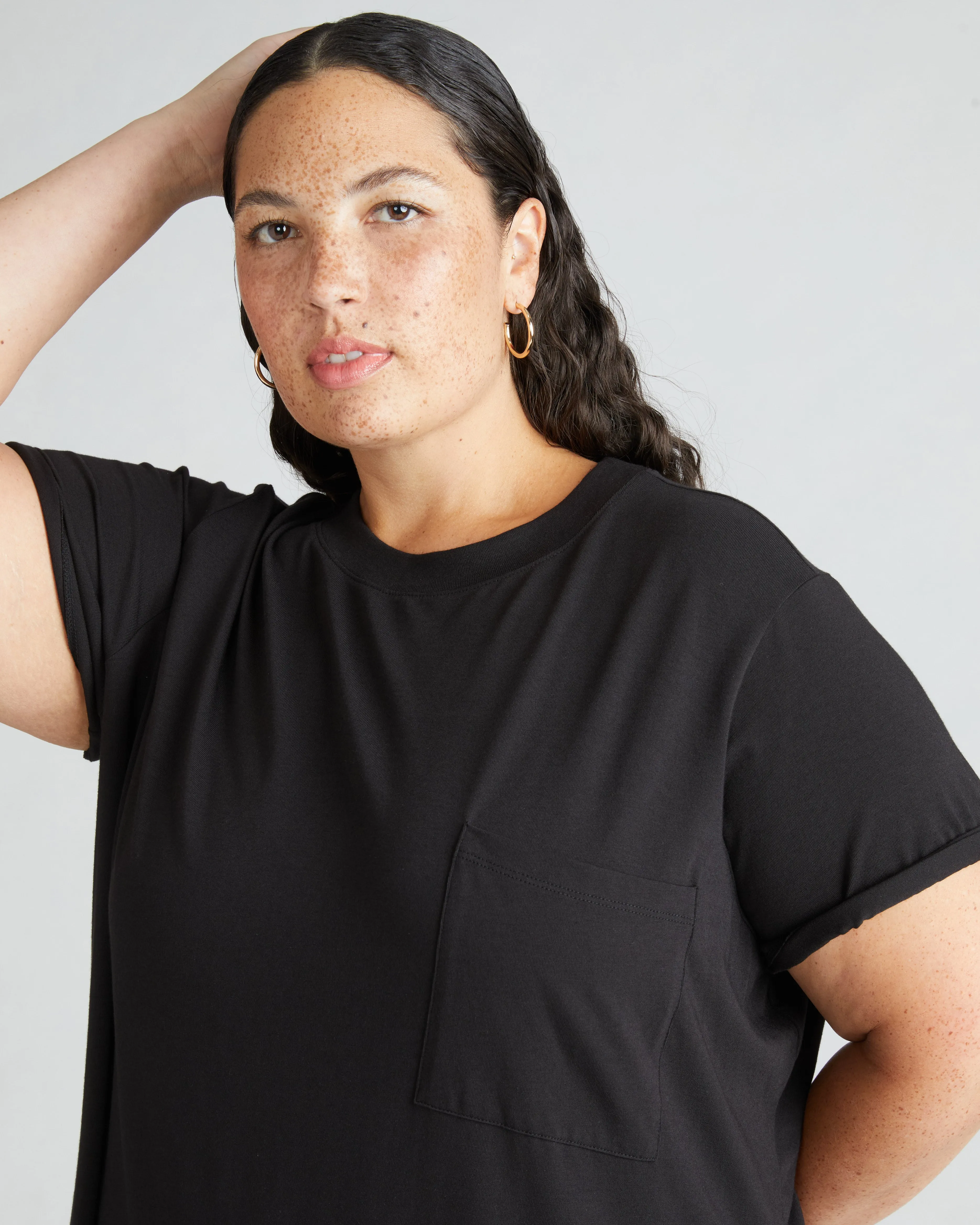 Garcon Tee Dress - Black sold by Universal Standard product image thumbnail 2