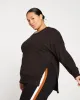 Fiona Side Slit Sweatshirt - Black sold by Universal Standard