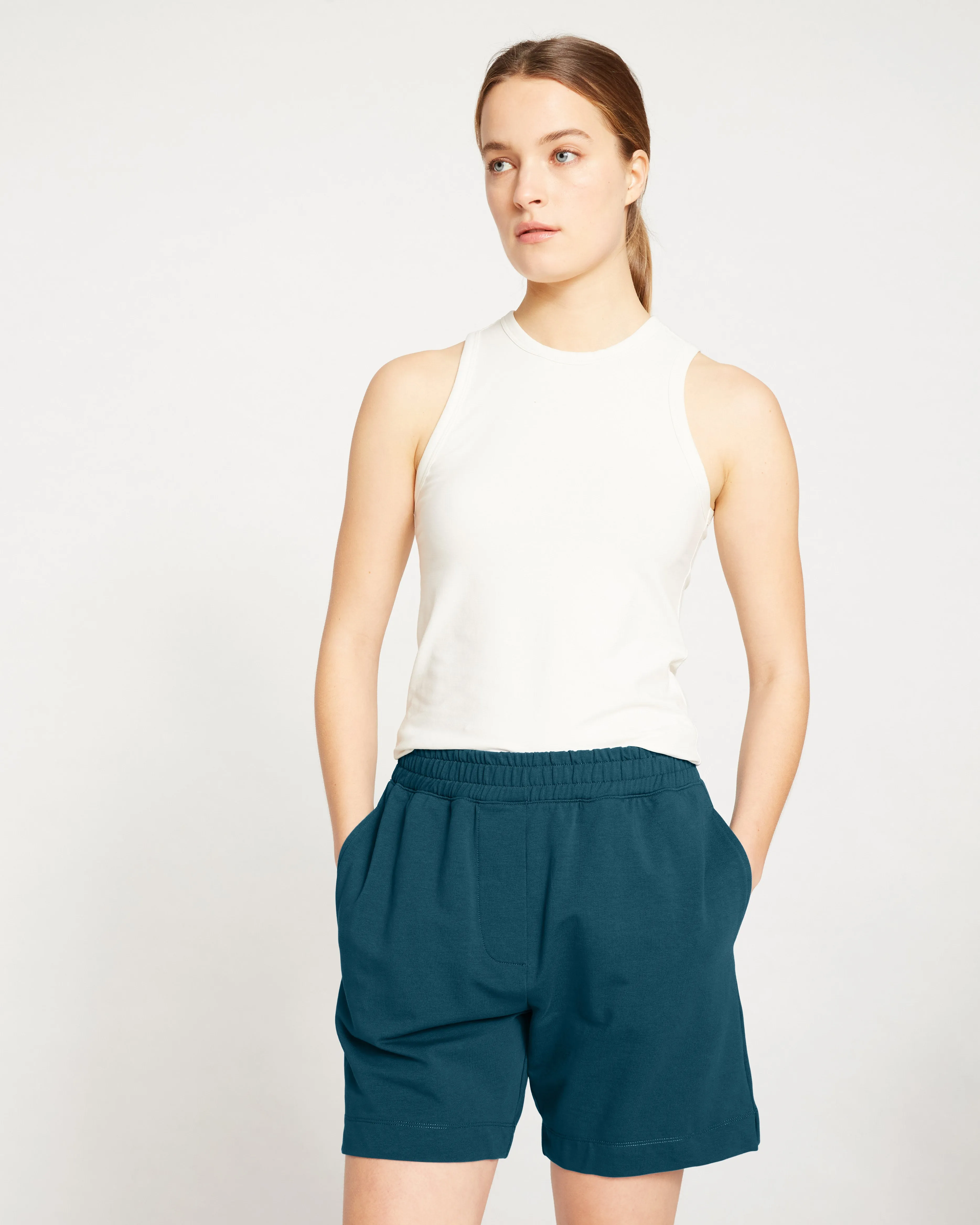 Hayes Sweatshorts - Deep Sea sold by Universal Standard product image thumbnail 2
