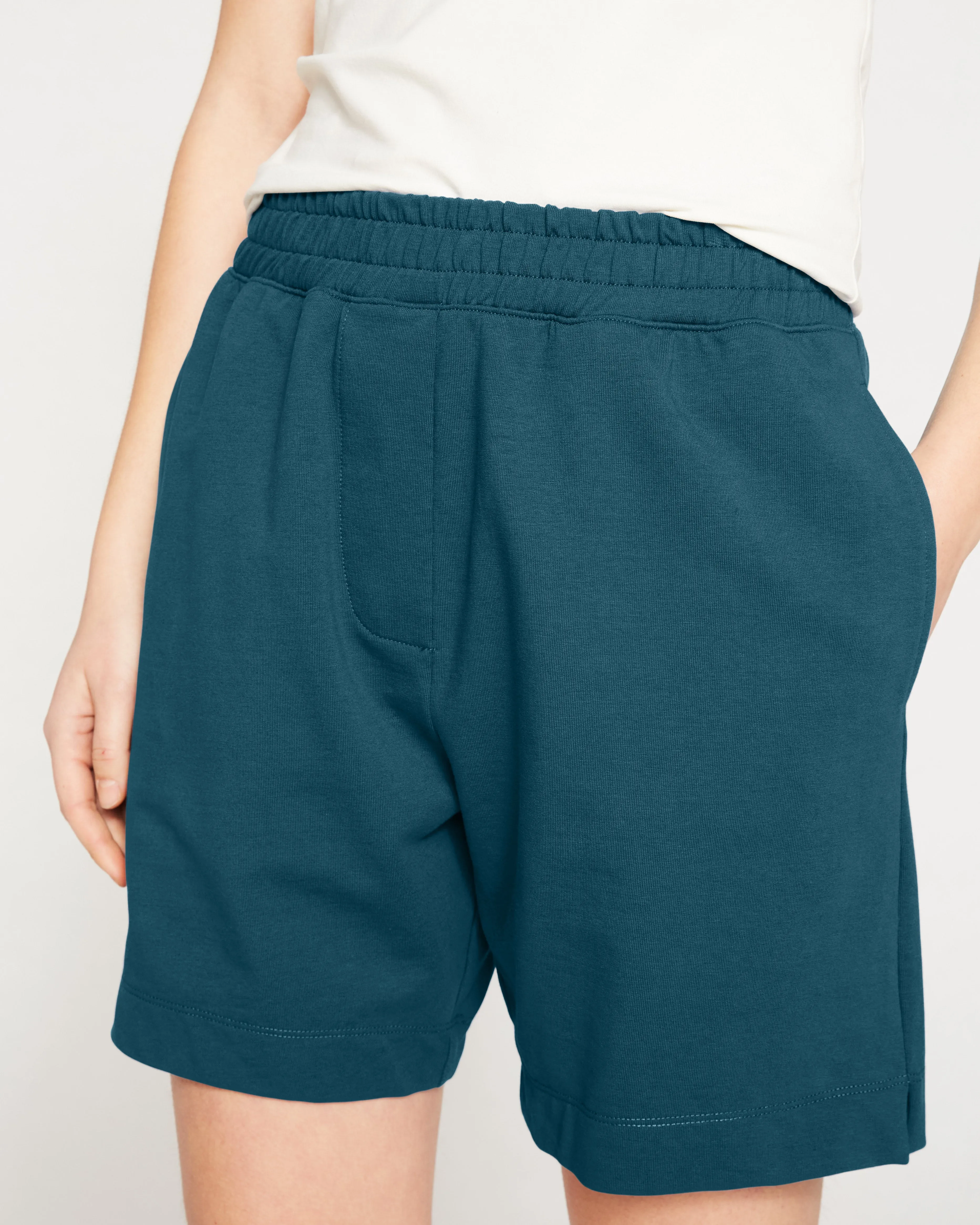 Hayes Sweatshorts - Deep Sea sold by Universal Standard
