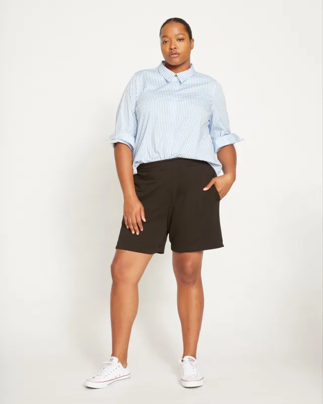 Hayes Sweatshorts - Black sold by Universal Standard