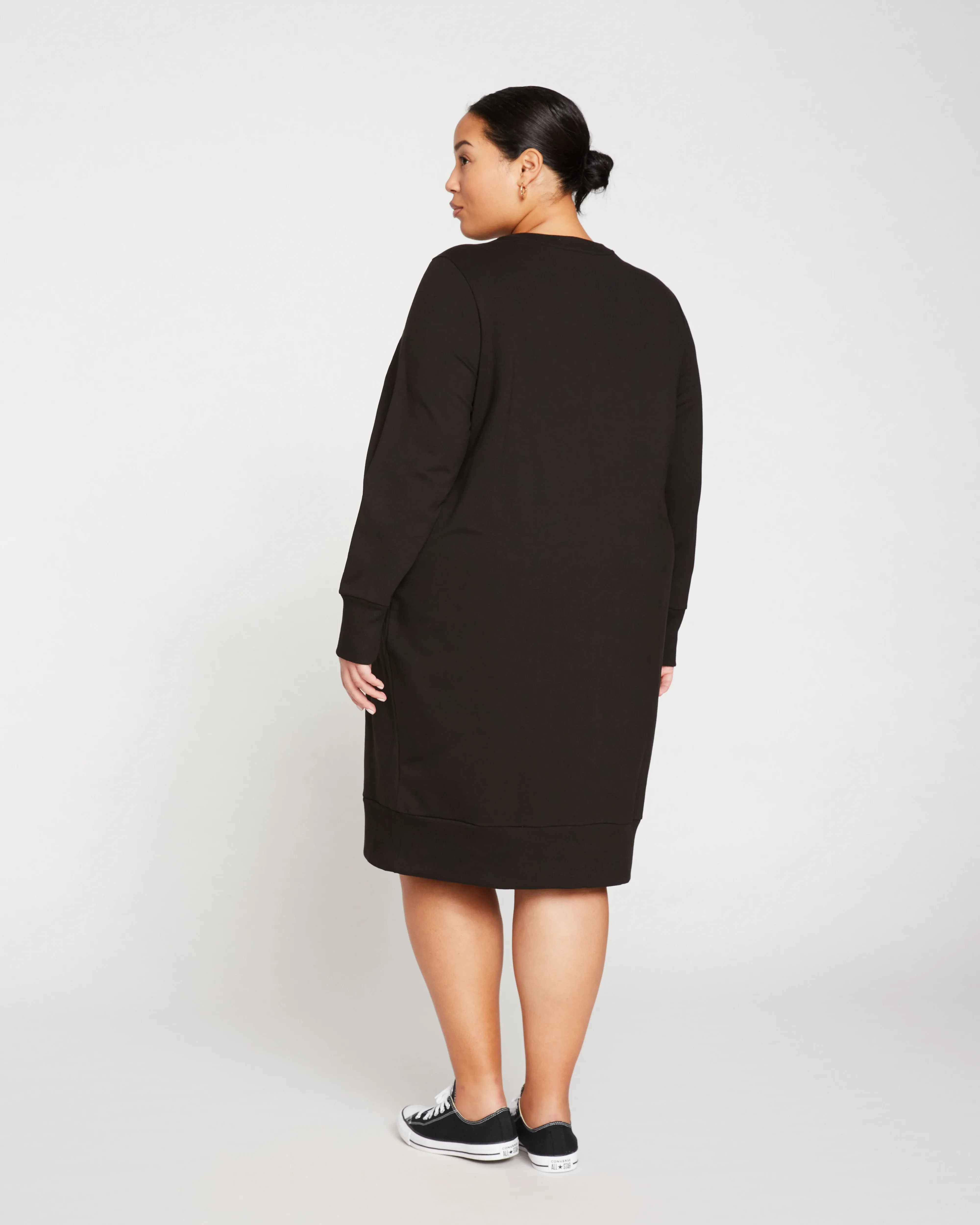 Bree Sweatshirt Dress - Black sold by Universal Standard product image thumbnail 5