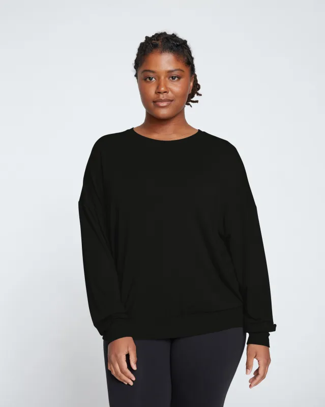 Lauren Classic Sweatshirt - Black sold by Universal Standard