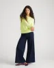 Savvy Fine Knit Crew Sweater - Prickly Pear sold by Universal Standard
