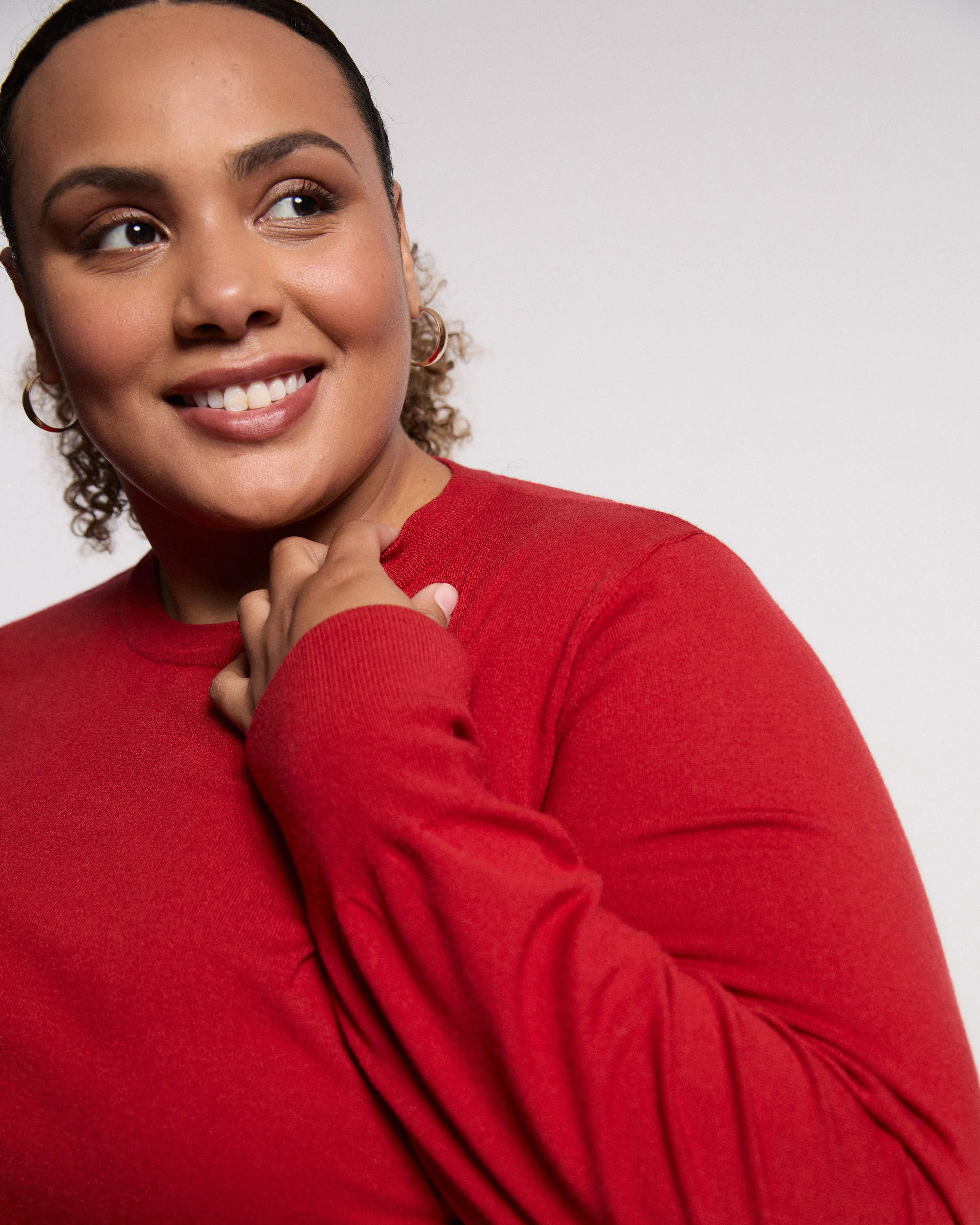 Savvy Fine Knit Crew Sweater - Vineyard sold by Universal Standard product image thumbnail 4