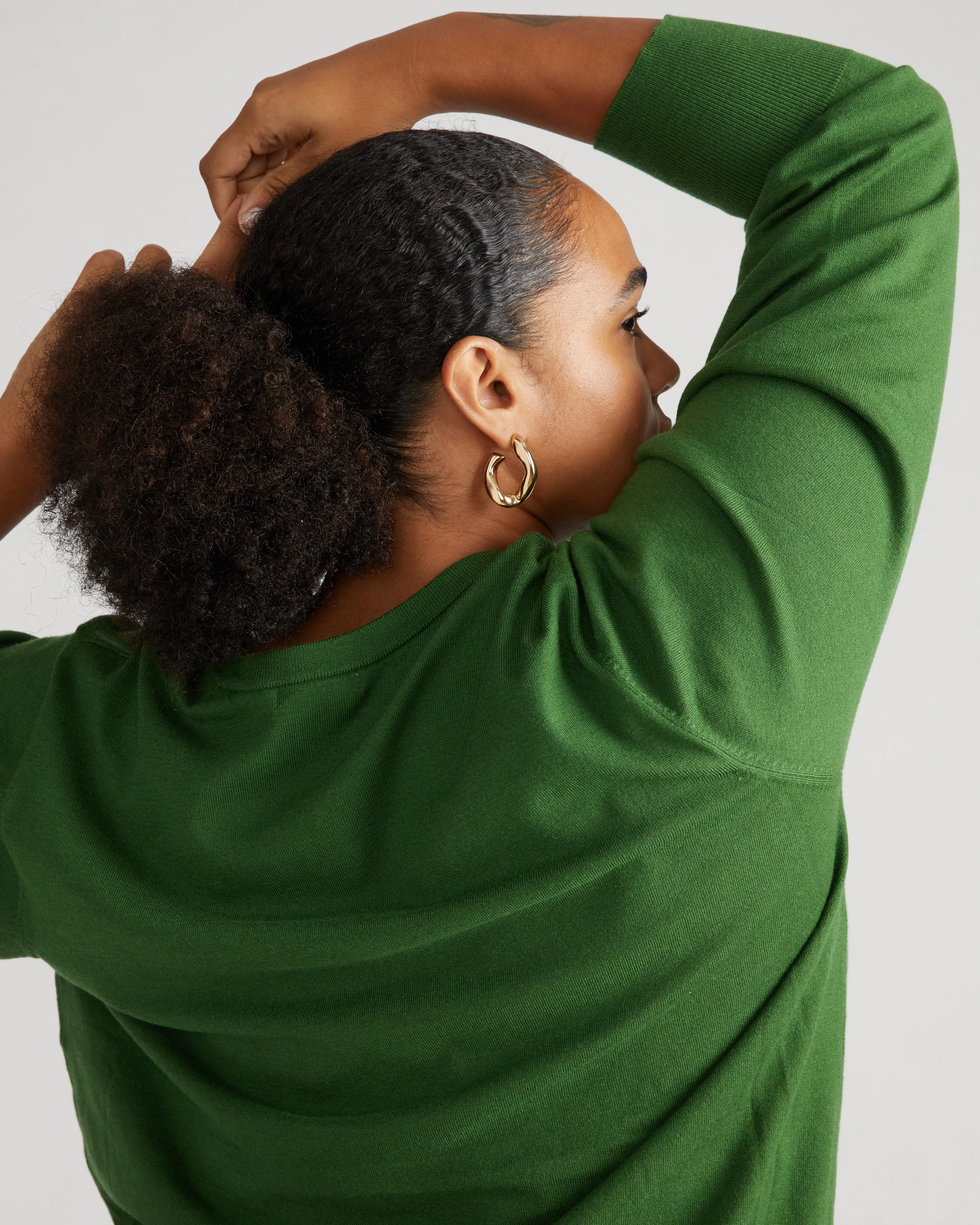 Savvy Fine Knit V Sweater - Fairway sold by Universal Standard product image thumbnail 3