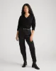 Savvy Fine Knit V Sweater - Black sold by Universal Standard