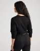 Savvy Fine Knit V Sweater - Black sold by Universal Standard