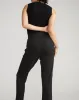 Smart Signature Ponte Pants - Storm Houndstooth sold by Universal Standard