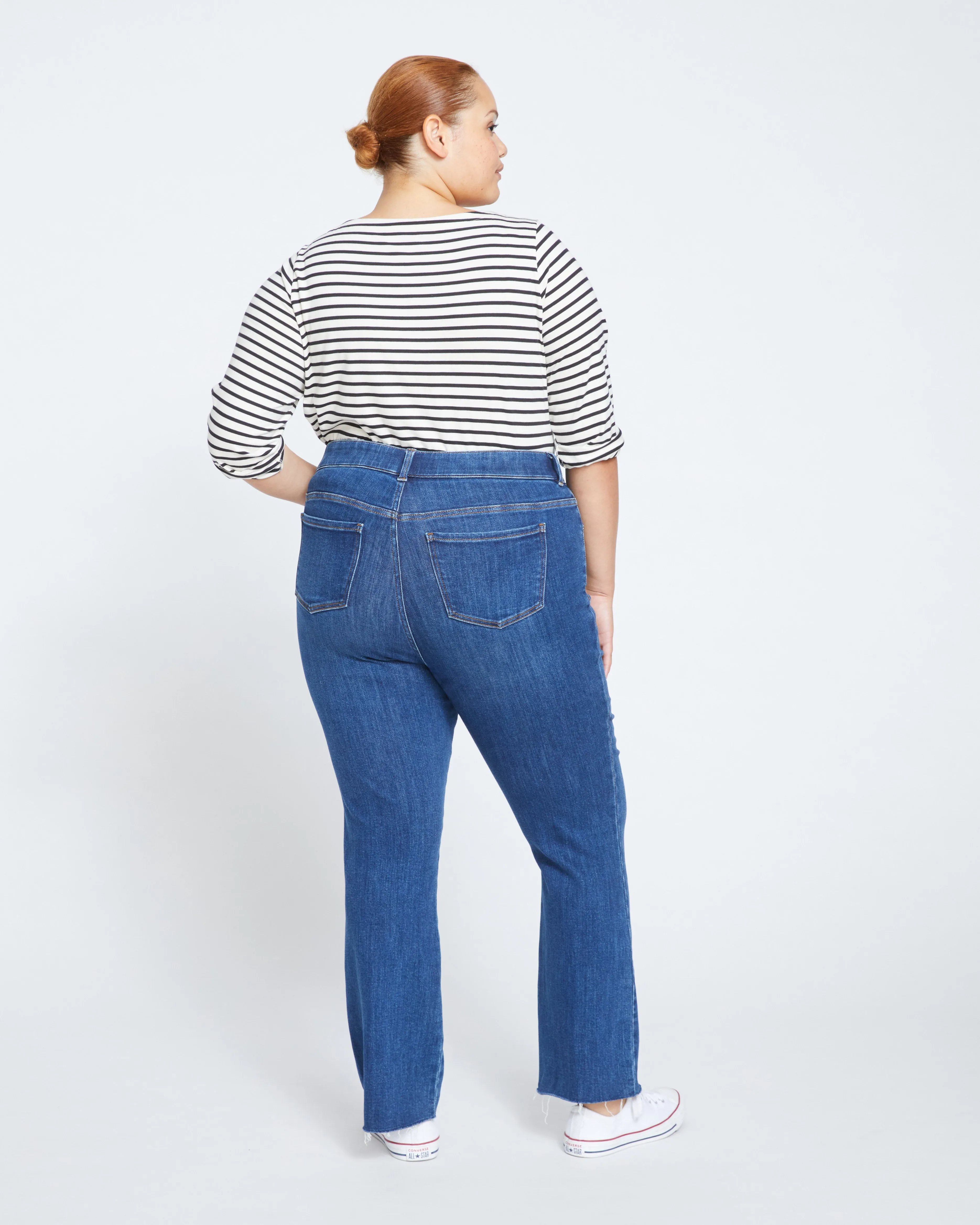 Sinead High Rise Bootcut Jeans - Stonewash Indigo sold by Universal Standard product image thumbnail 3