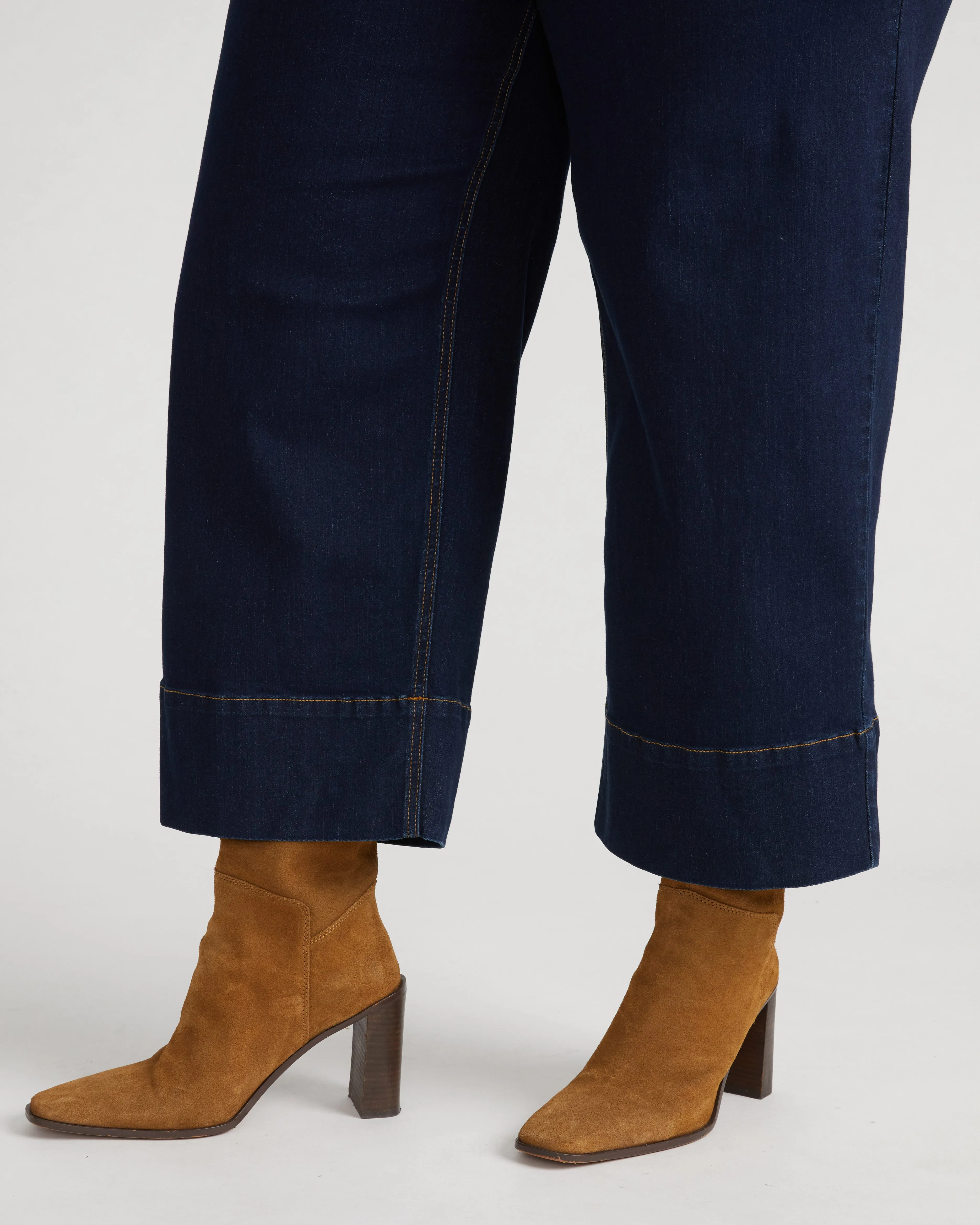 Carol High Rise Cropped Jeans - Dark Indigo sold by Universal Standard product image thumbnail 4