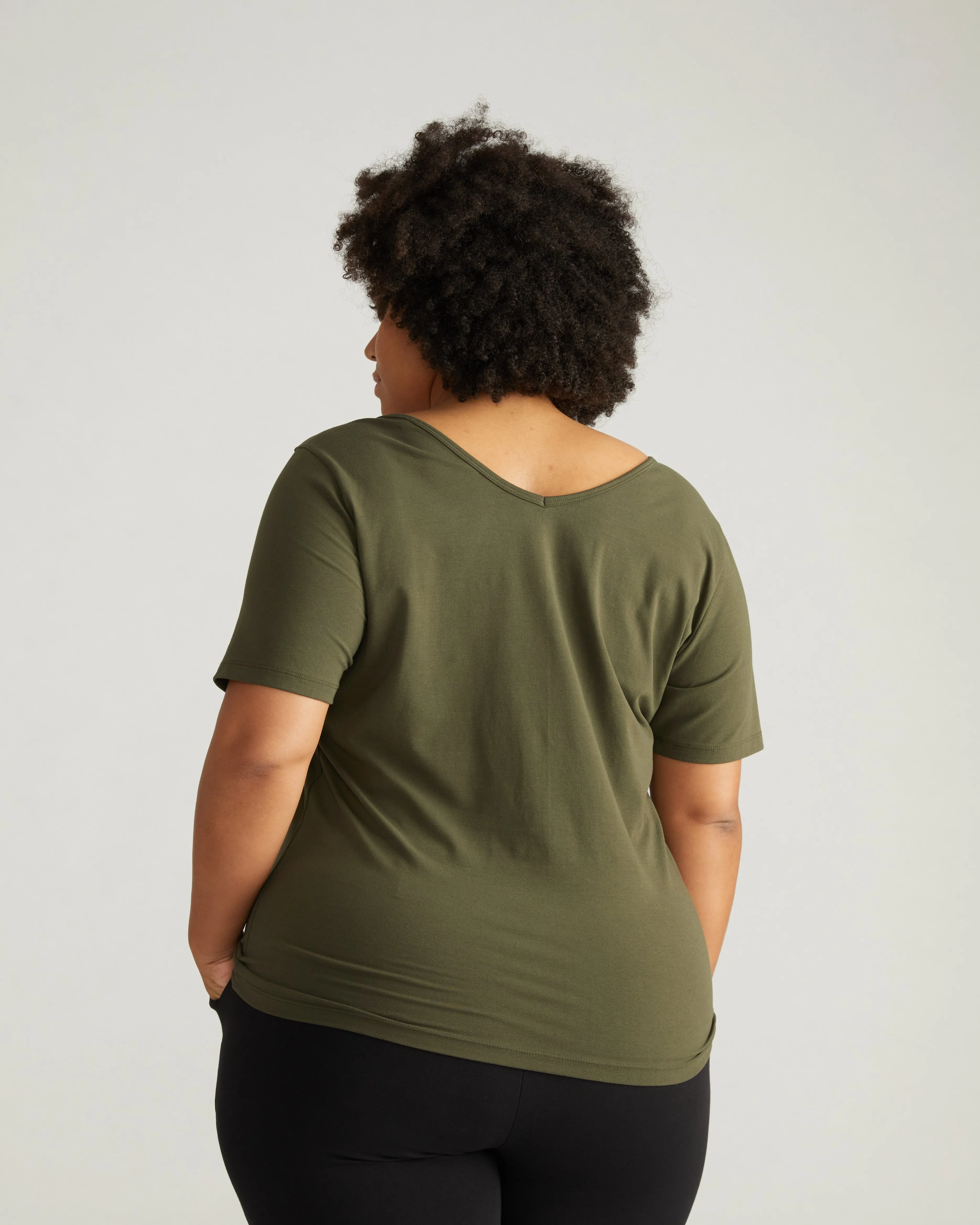 Double V Tee - Nori sold by Universal Standard product image thumbnail 3