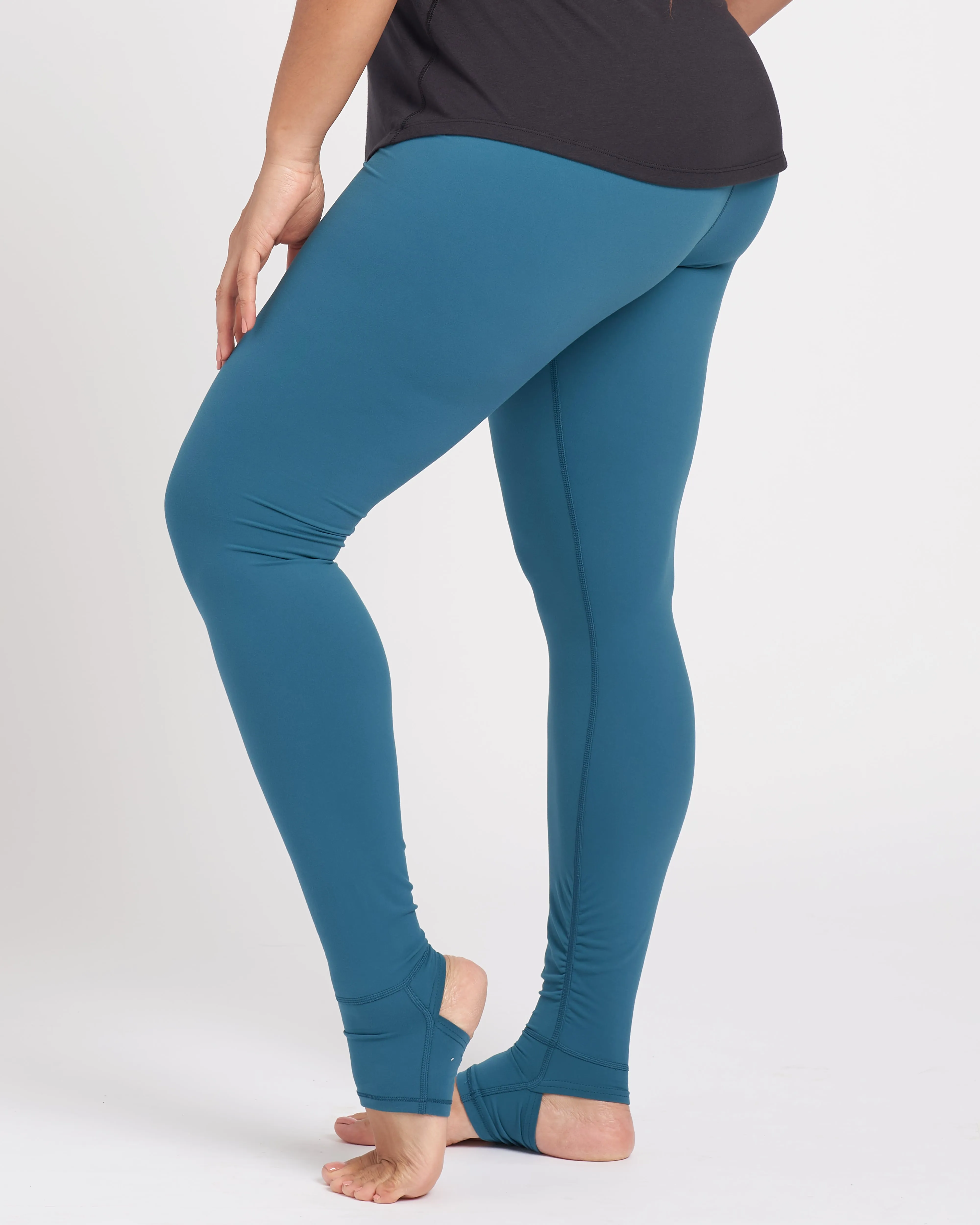 Next-to-Naked Stirrup Legging - Deep Teal sold by Universal Standard