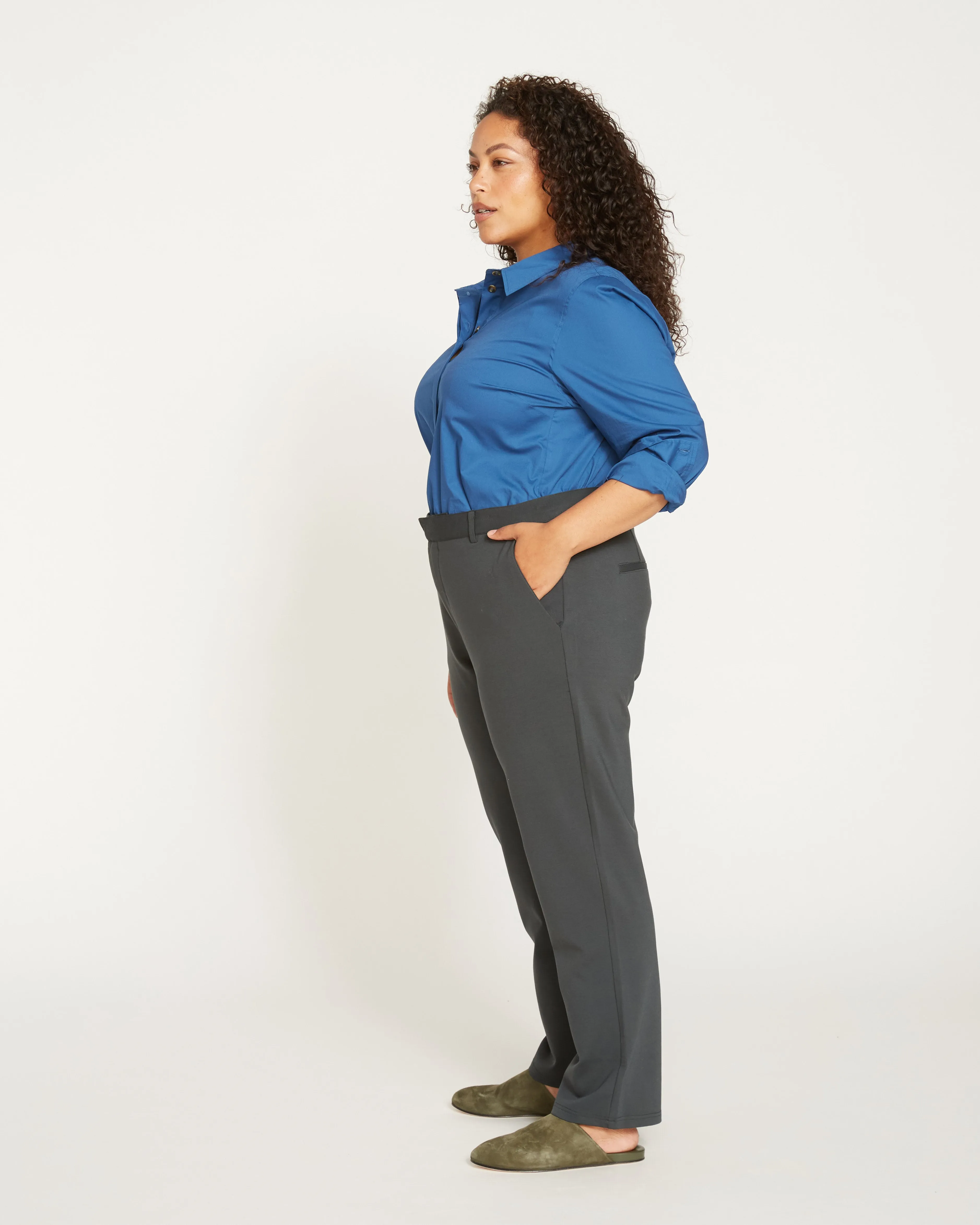 Cigarette Pants Long - Charcoal sold by Universal Standard product image thumbnail 4