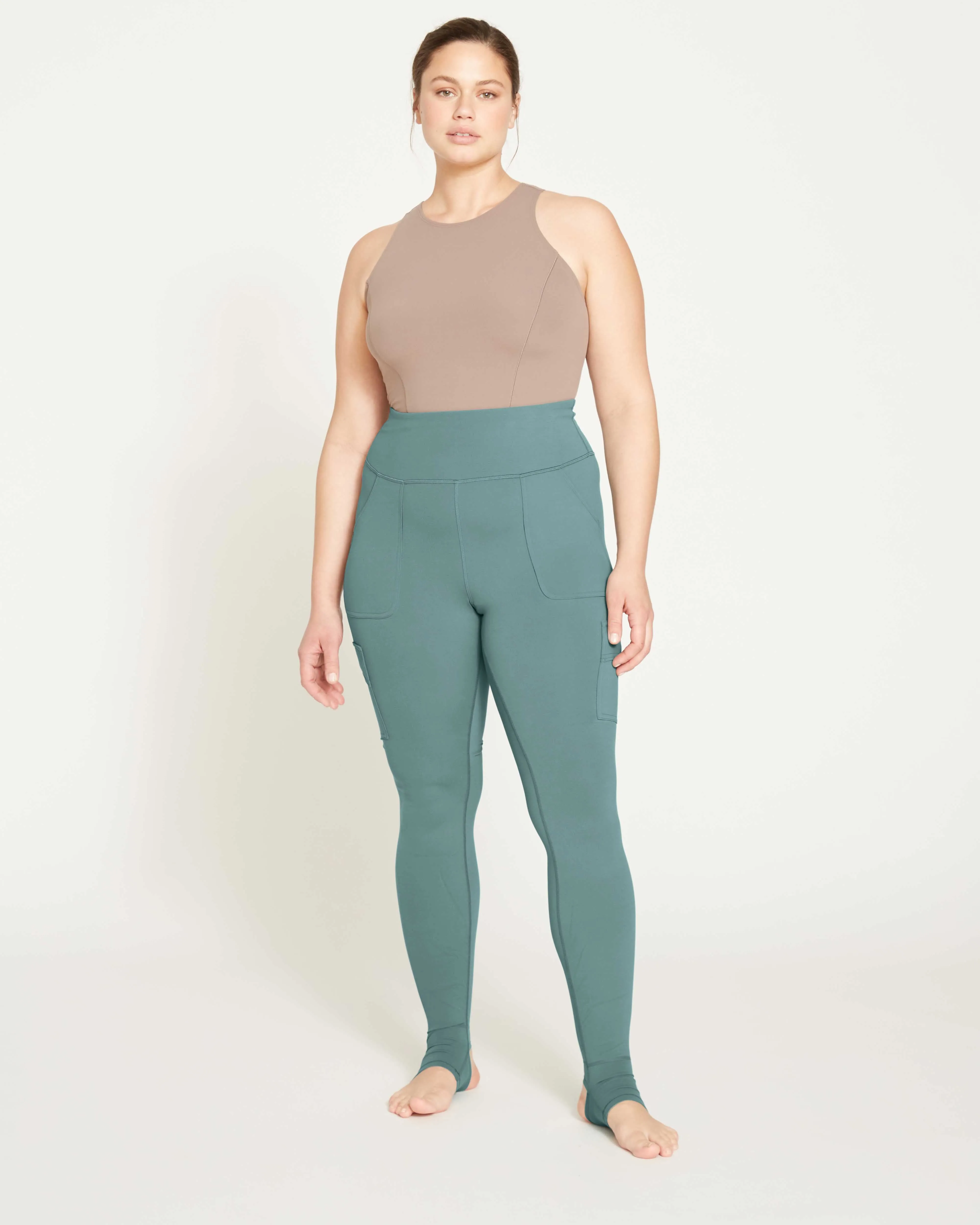Ronda Stirrup Pocket Legging - Deep Aquamarine sold by Universal Standard product image thumbnail 5