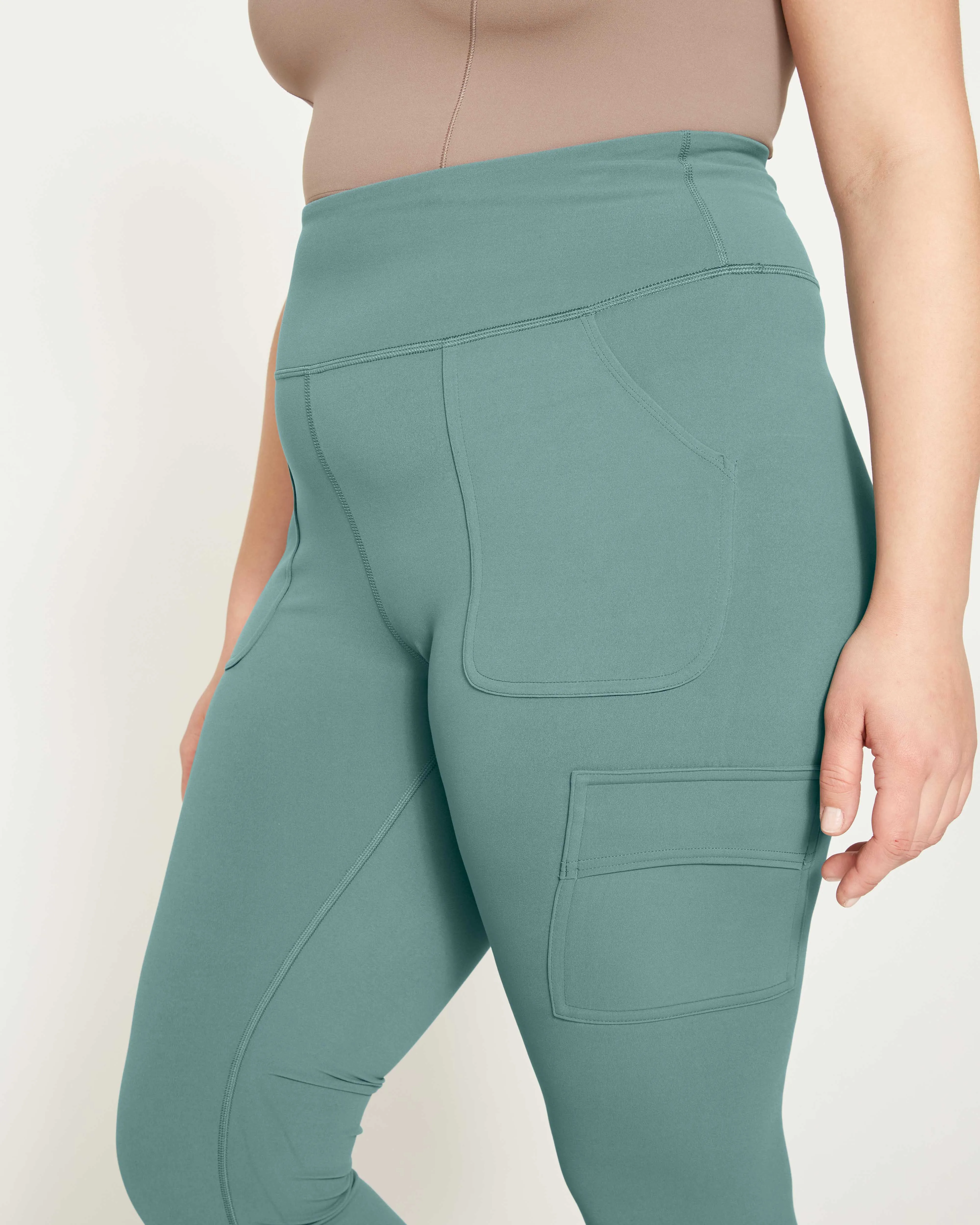 Ronda Stirrup Pocket Legging - Deep Aquamarine sold by Universal Standard product image thumbnail 3