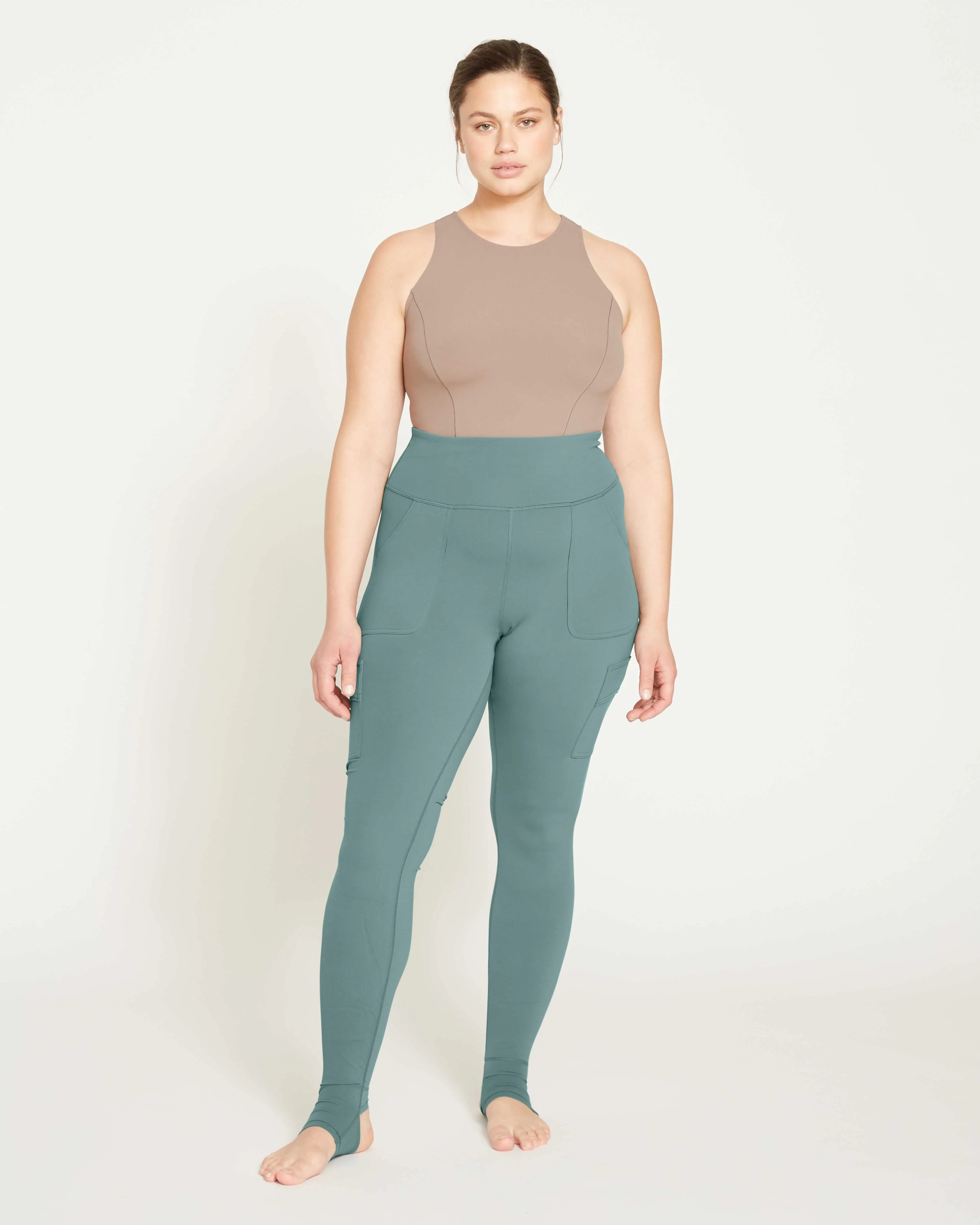 Ronda Stirrup Pocket Legging - Deep Aquamarine sold by Universal Standard product image thumbnail 4