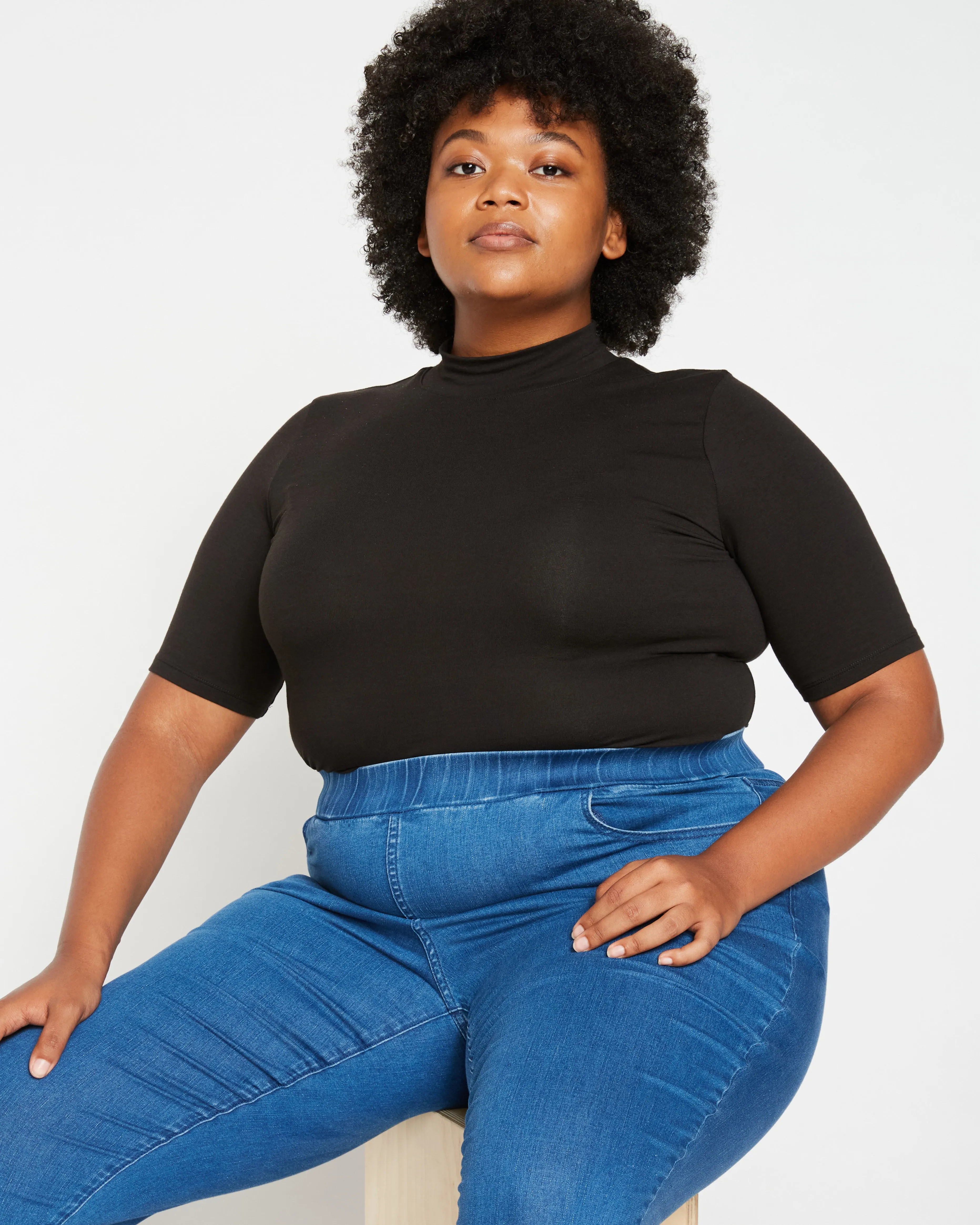 ComfortDenim Dont Call Them Jeggings - Classic Blue sold by Universal Standard product image thumbnail 2