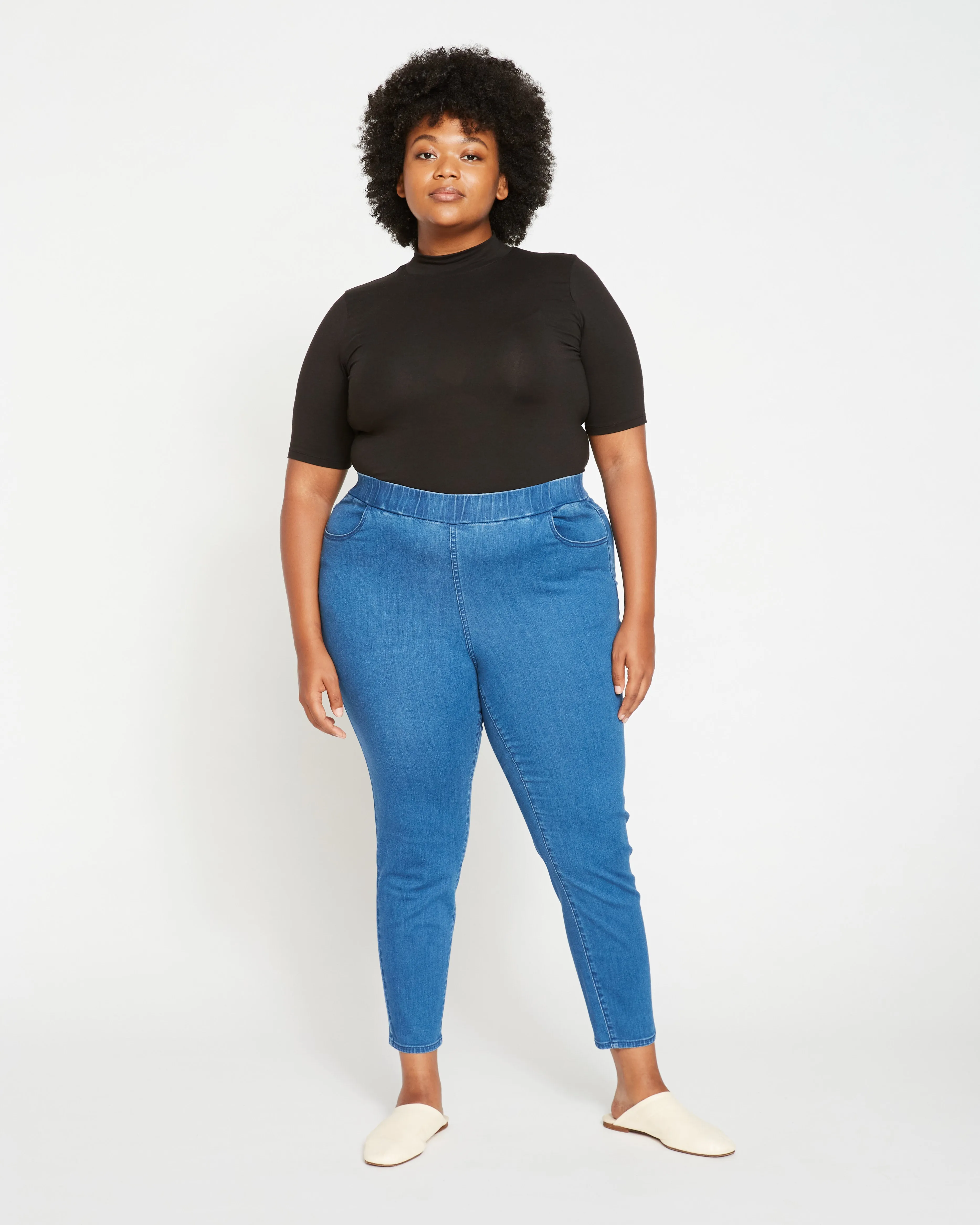ComfortDenim Dont Call Them Jeggings - Classic Blue sold by Universal Standard product image thumbnail 3
