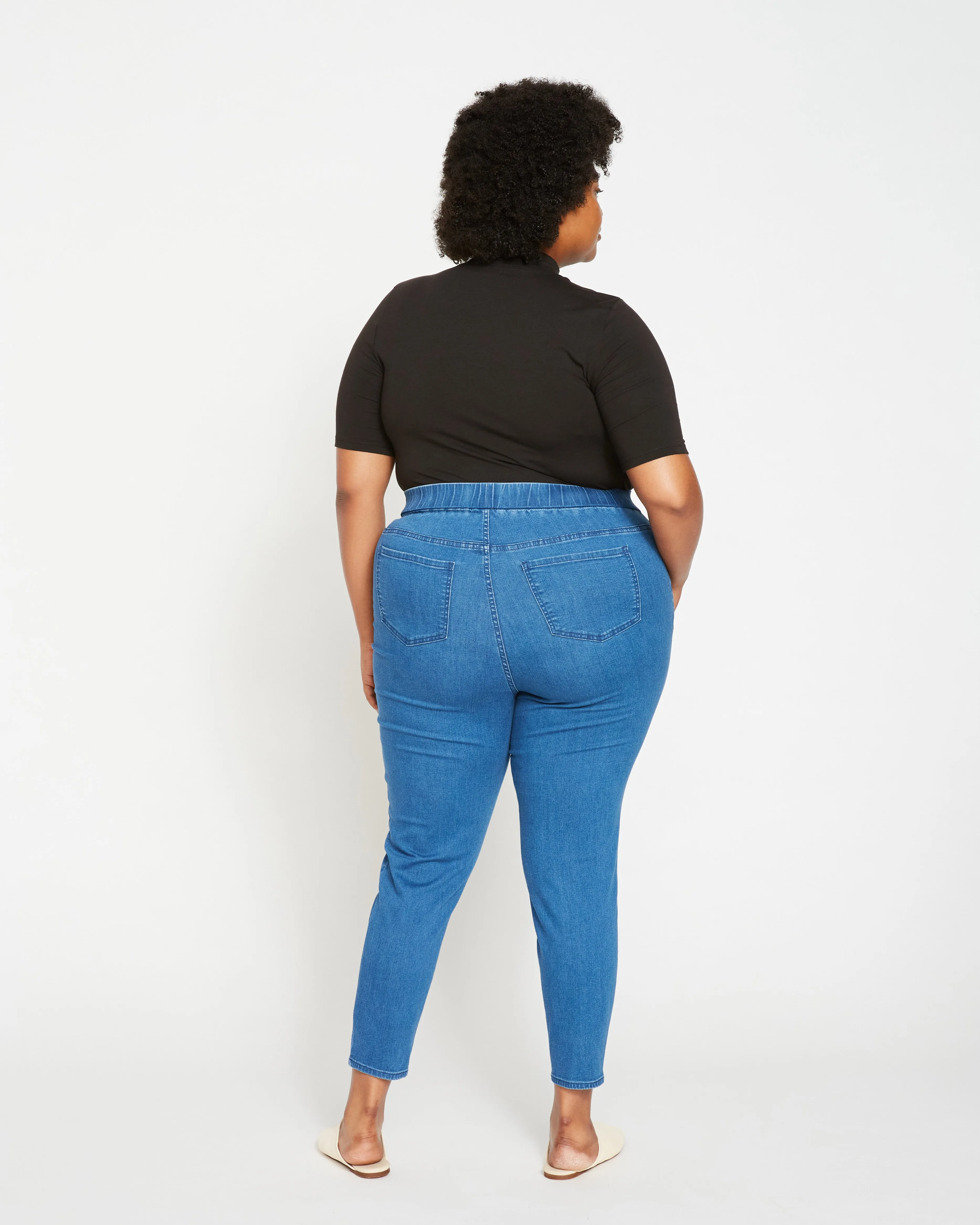 ComfortDenim Dont Call Them Jeggings - Classic Blue sold by Universal Standard product image thumbnail 4
