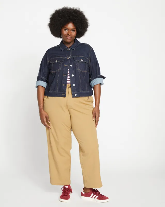 Casual Stretch Twill Pants - Vintage Khaki sold by Universal Standard