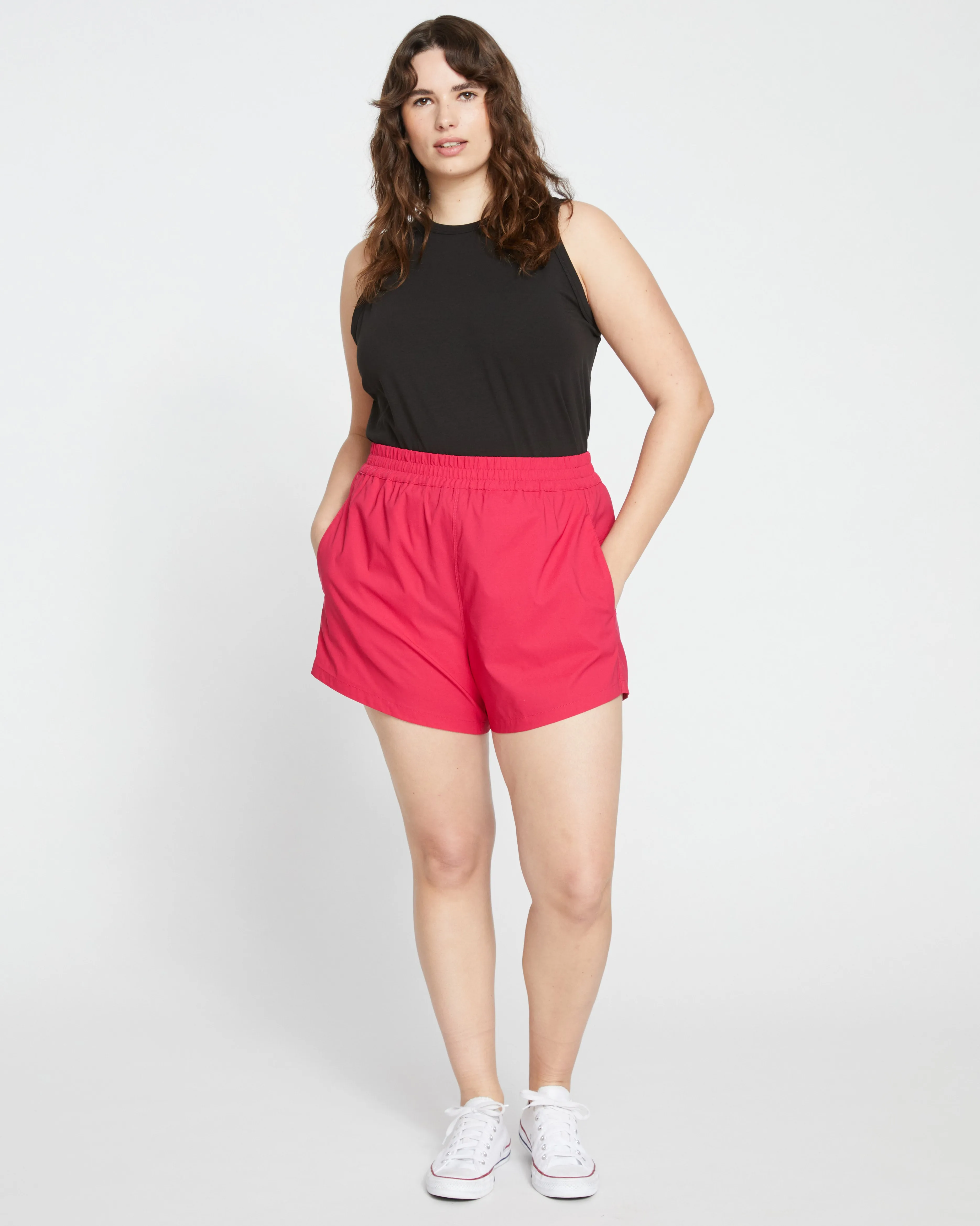 Sunny Swim Shorts - Cerise sold by Universal Standard product image thumbnail 2