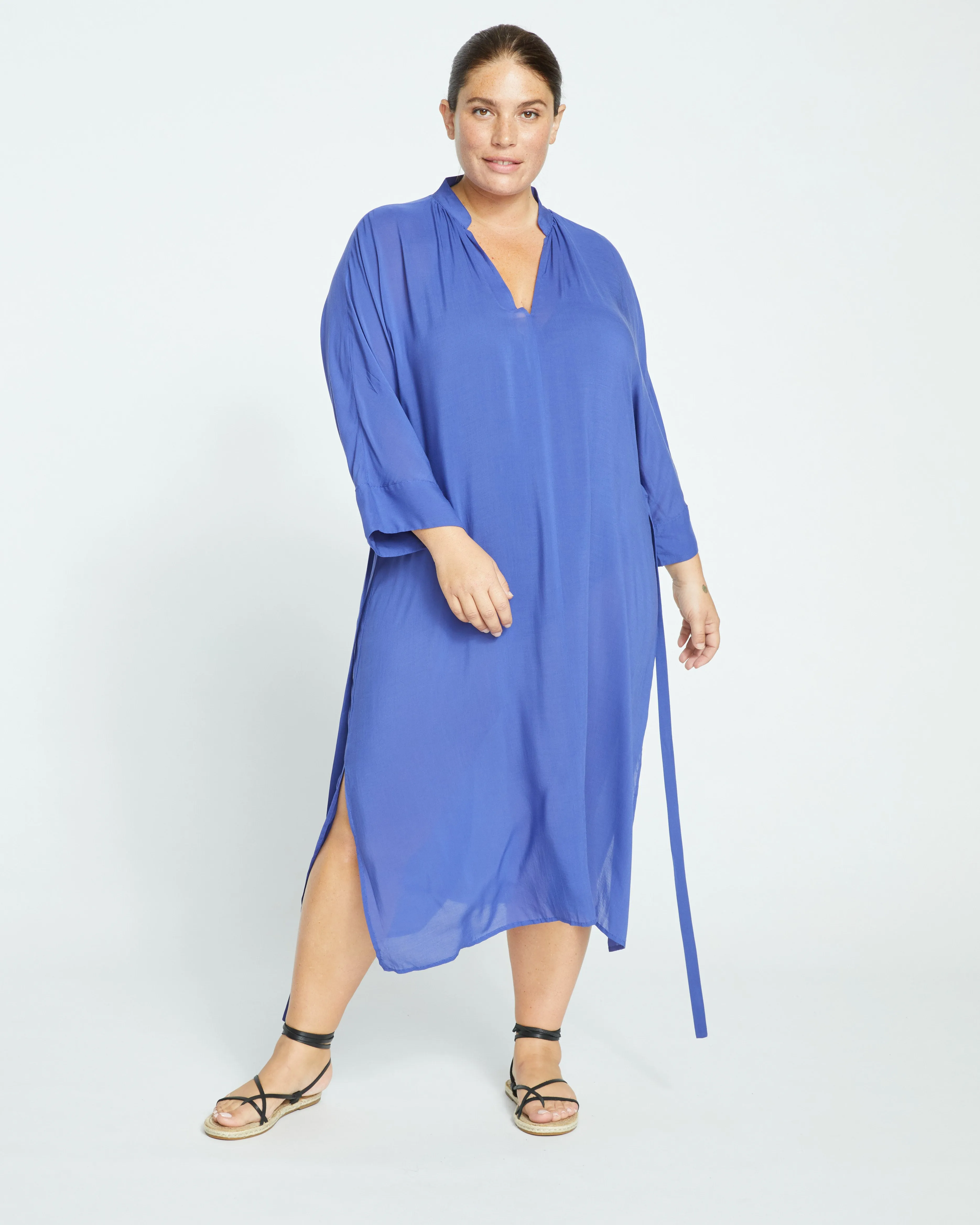 Playa Voile Kaftan - Cuban Lily sold by Universal Standard